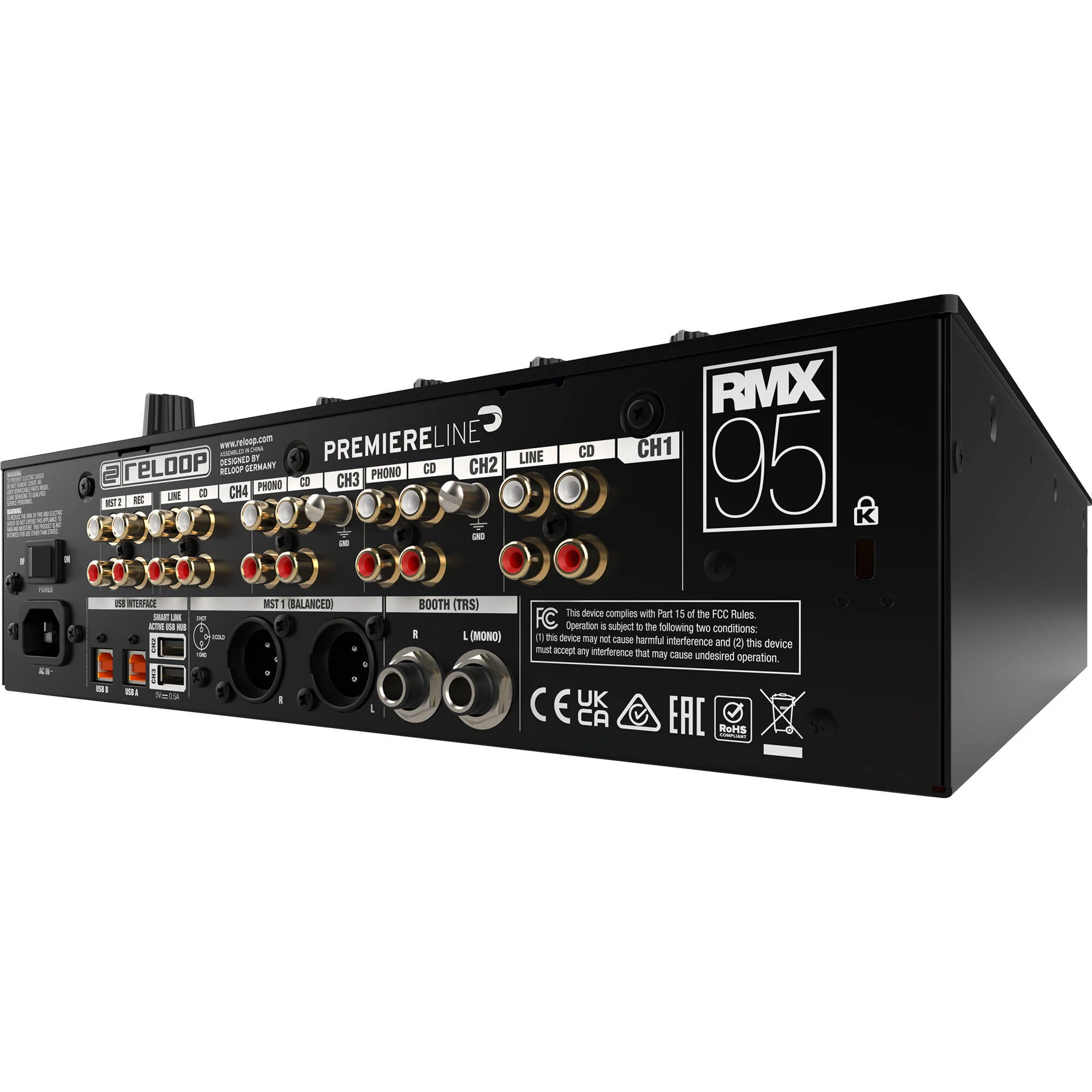 Reloop RMX-95 Digital Club Mixer with 24-Bit Dual Interface - Image 5