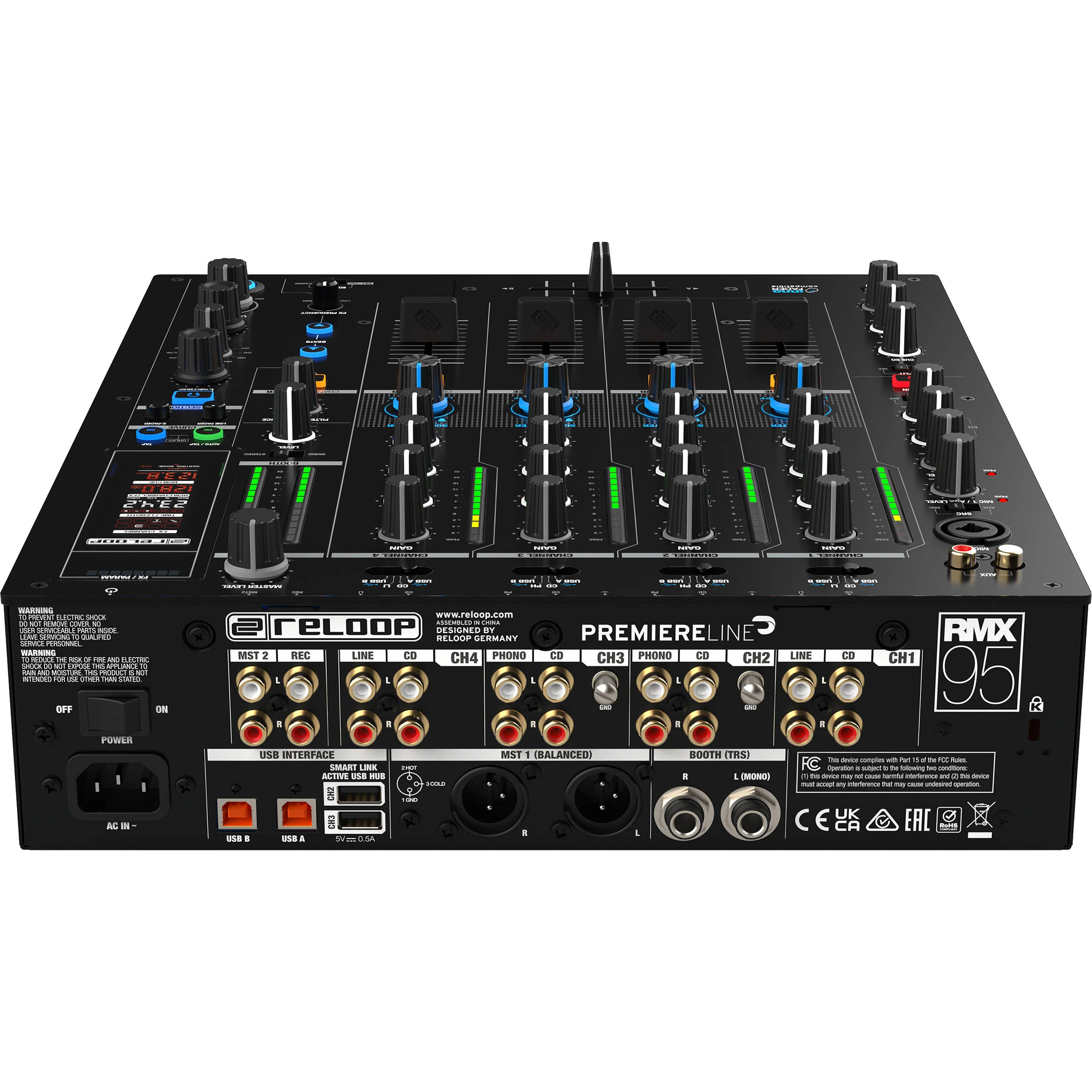 Reloop RMX-95 Digital Club Mixer with 24-Bit Dual Interface - Image 6
