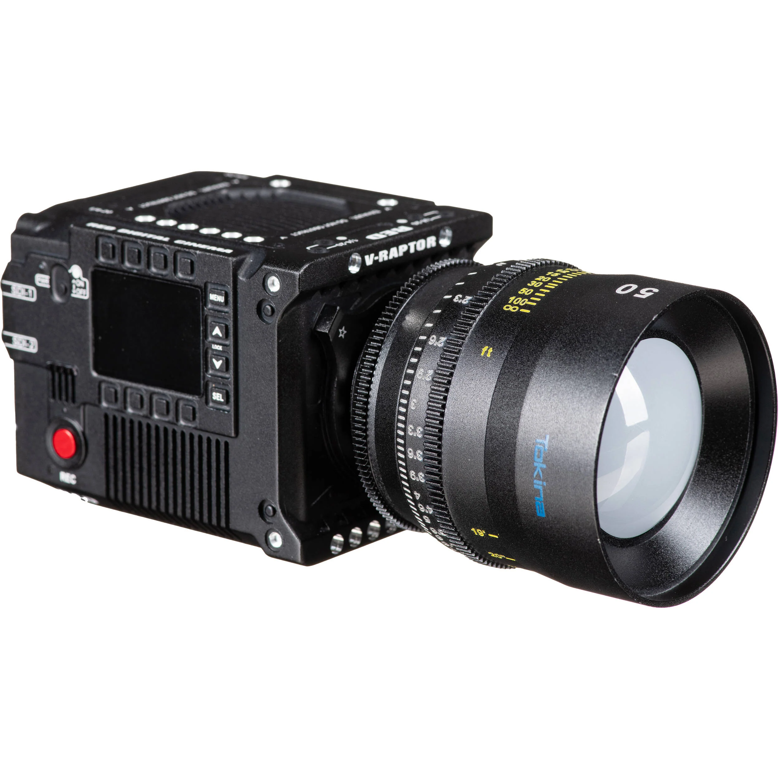 Revar Cine Mini for RED V-RAPTOR Scale Model with Tokina Cinema Vista 50mm Lens