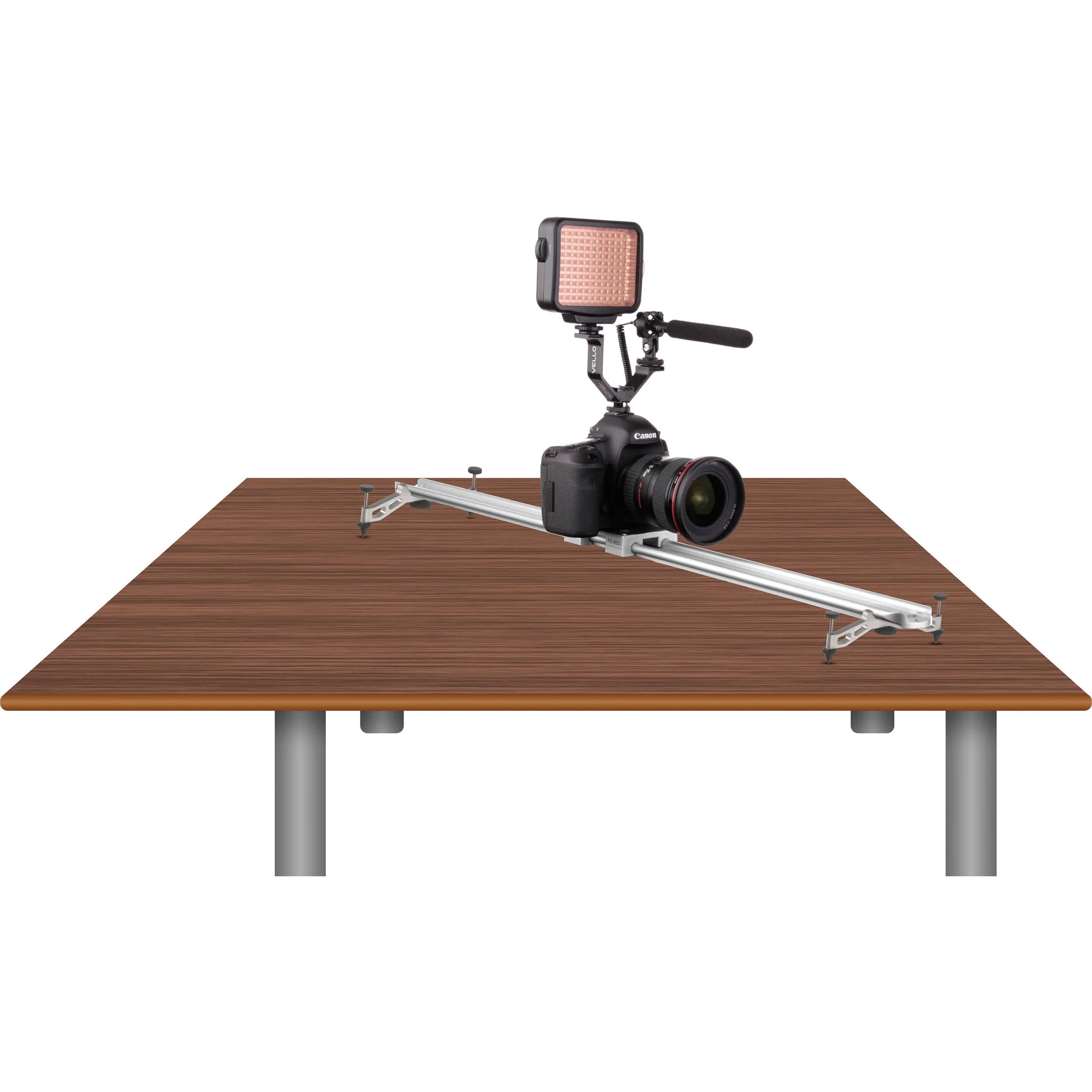 Revo 23" Camera Track Slider with Adjustable Feet - Image 3