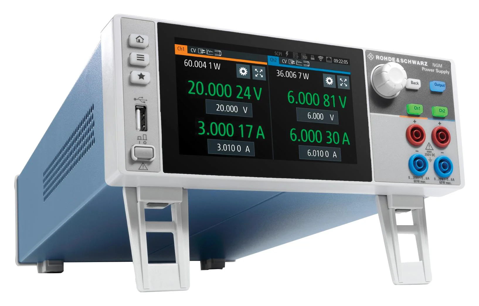 Rohde &amp; Schwarz NGM-COM2B Bench Power Supply Adjustable 4 Output 0 V 64 10 A - Image 10