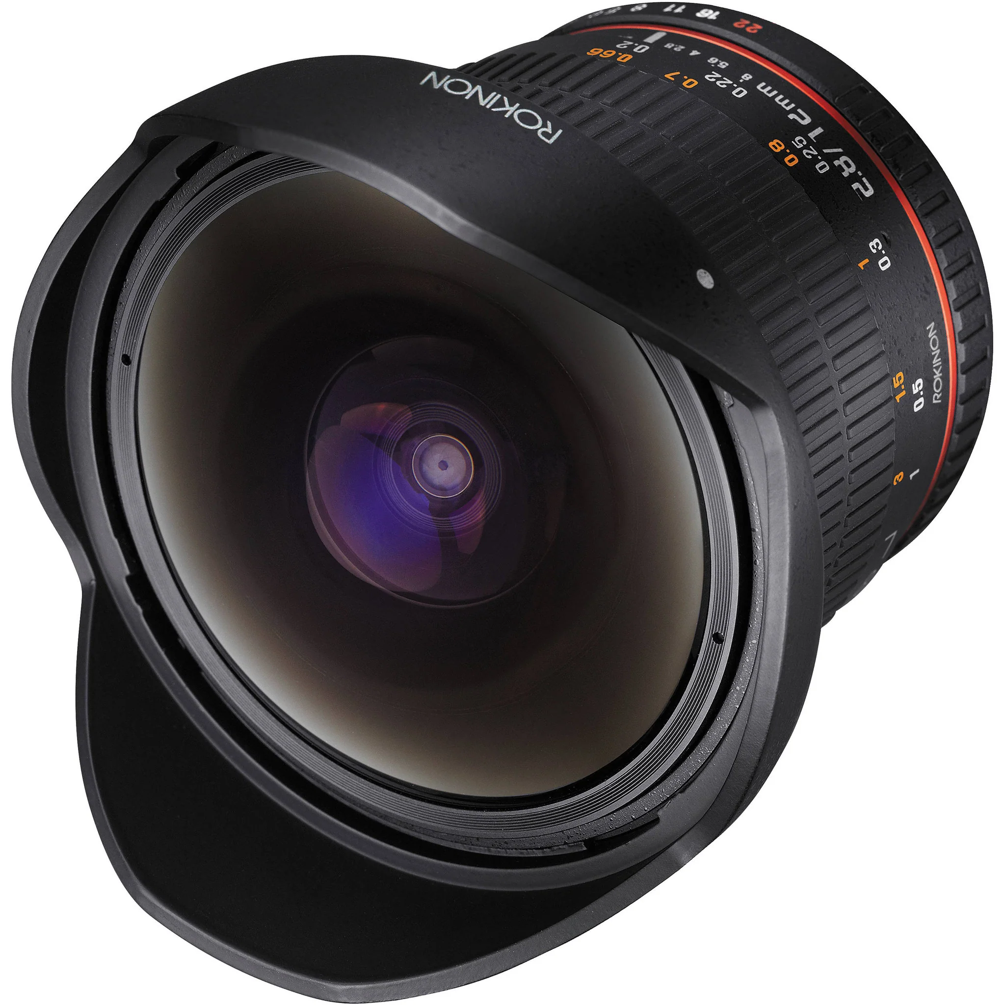 Rokinon 12mm f/2.8 ED AS IF NCS UMC Fisheye Lens for Nikon F Mount with AE Chip - Image 3