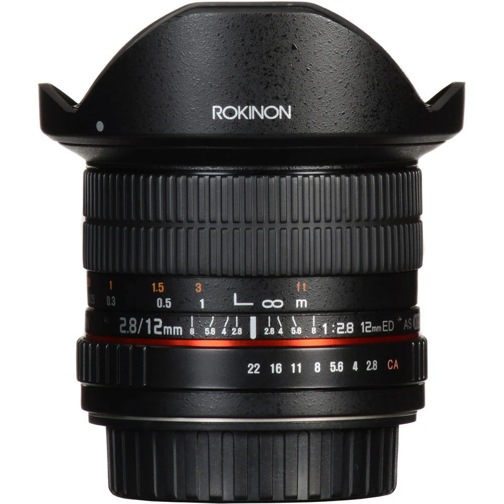 Rokinon 12mm f/2.8 ED AS IF NCS UMC Fisheye Lens for Nikon F Mount with AE Chip - Image 4