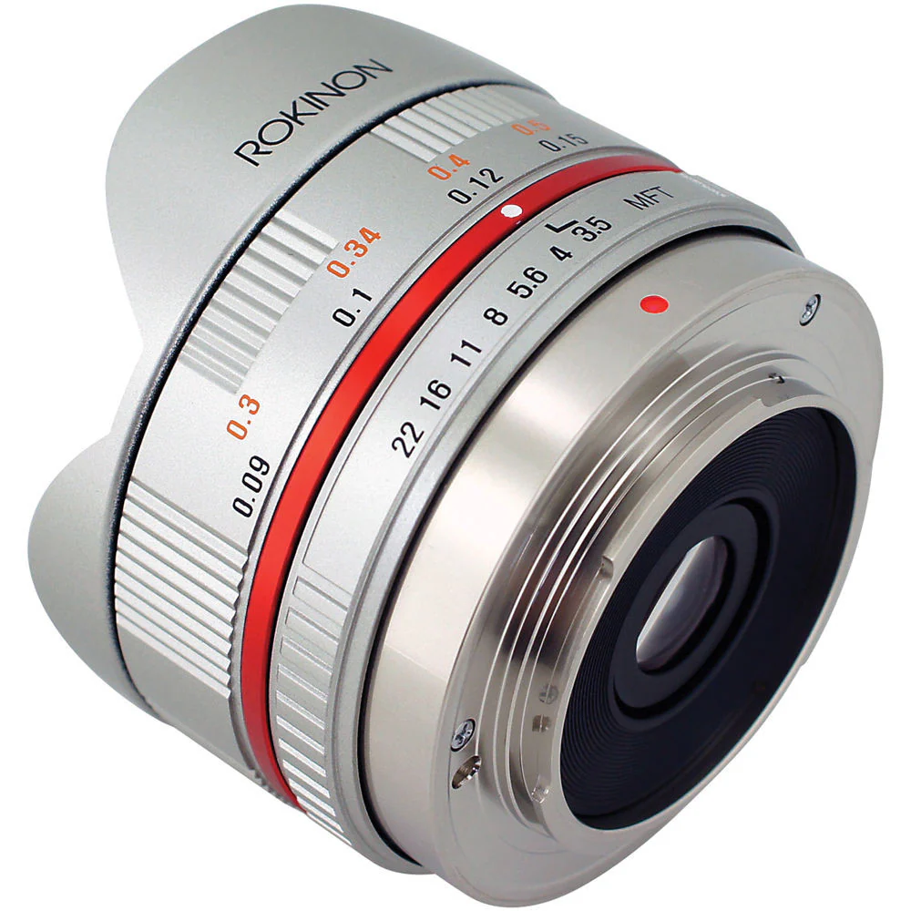 Rokinon 7.5mm f/3.5 Ultra Wide-Angle Fisheye Lens for Micro 4/3 (Silver) - Image 5