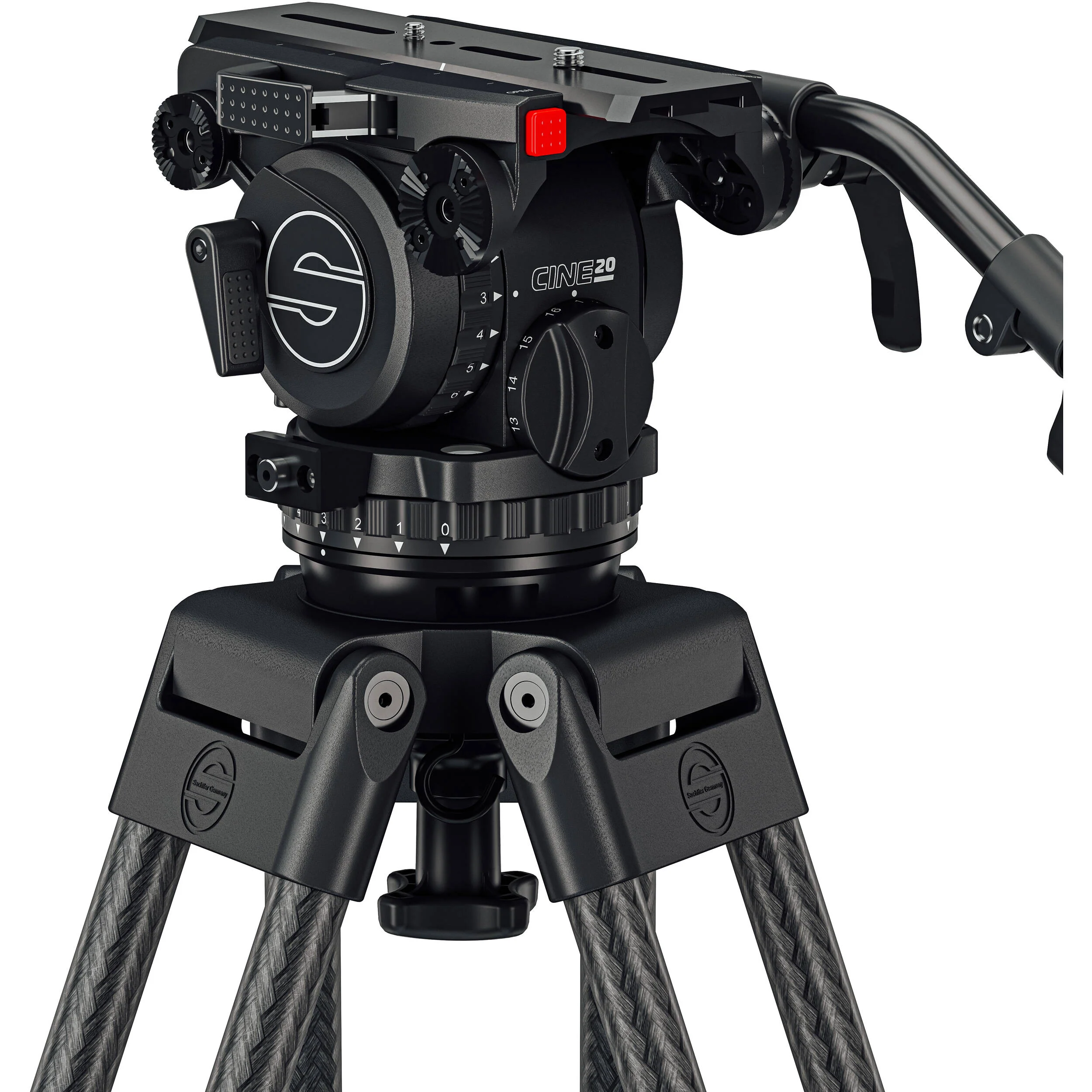 Sachtler Cine 20 Fluid Head (100mm Bowl) - Image 2