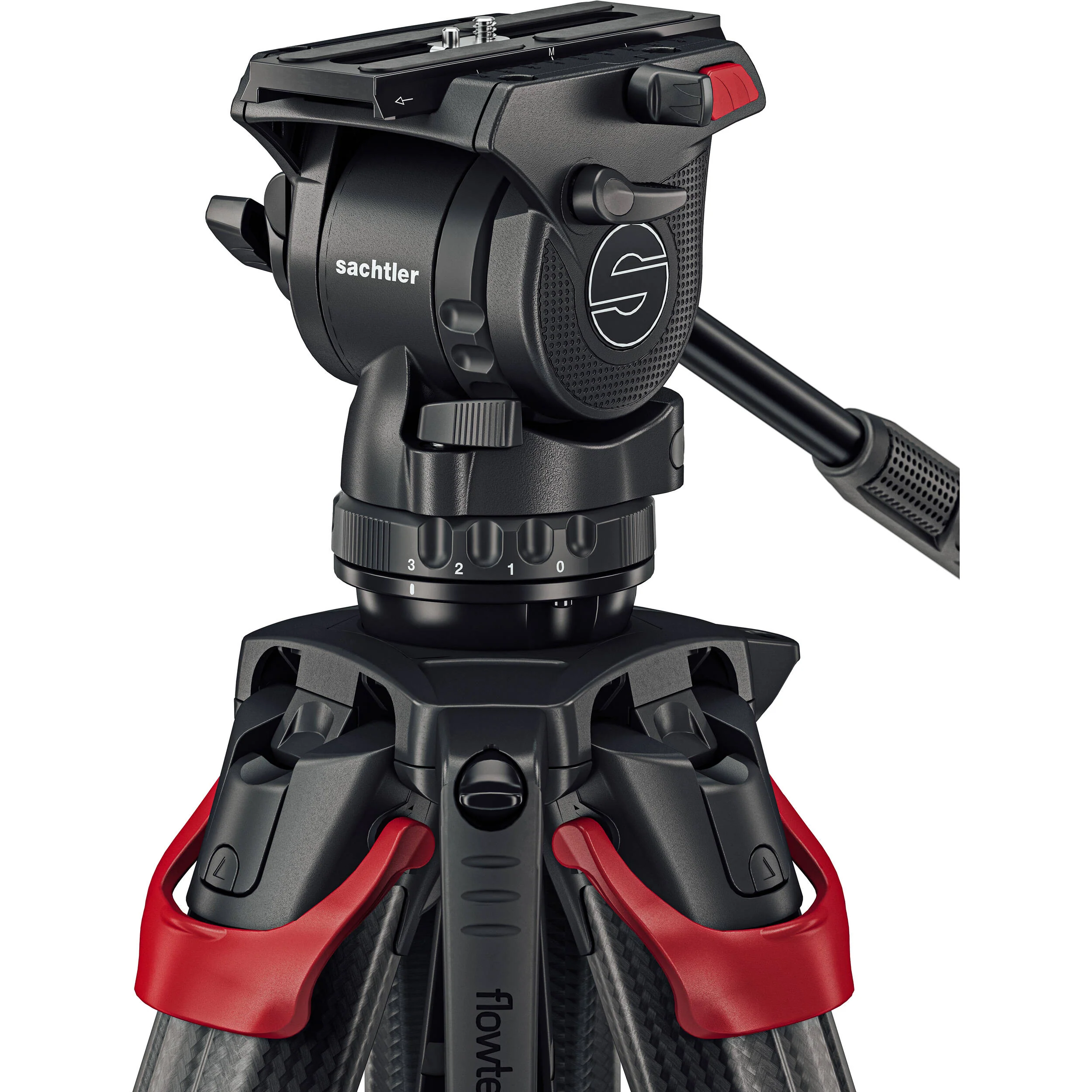 Sachtler Flowtech 75 GS Carbon Fiber Tripod System with Ace XL Mark II Fluid Head - Image 2