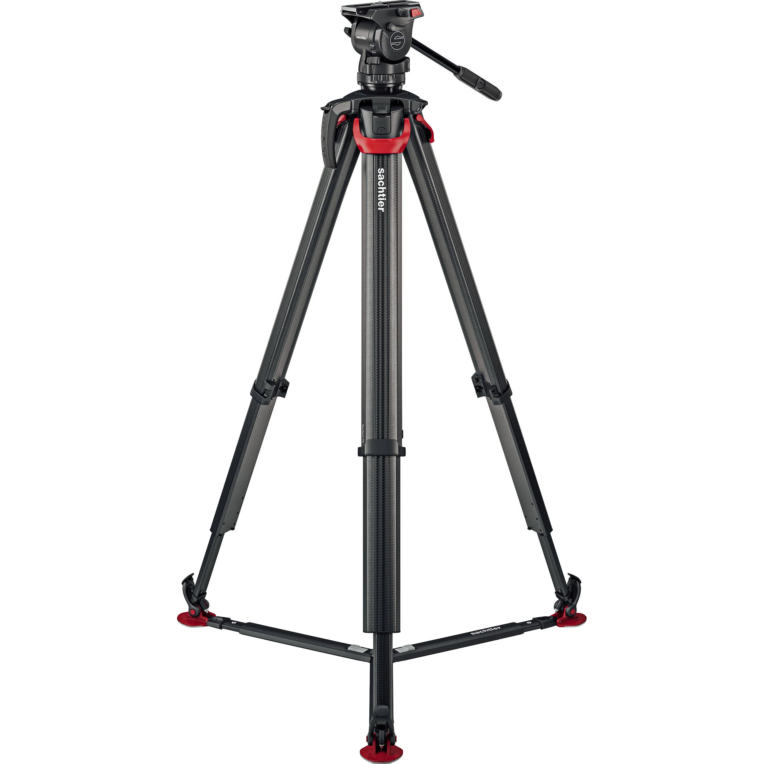 Sachtler Flowtech 75 GS Carbon Fiber Tripod System with Ace XL Mark II Fluid Head - Image 3