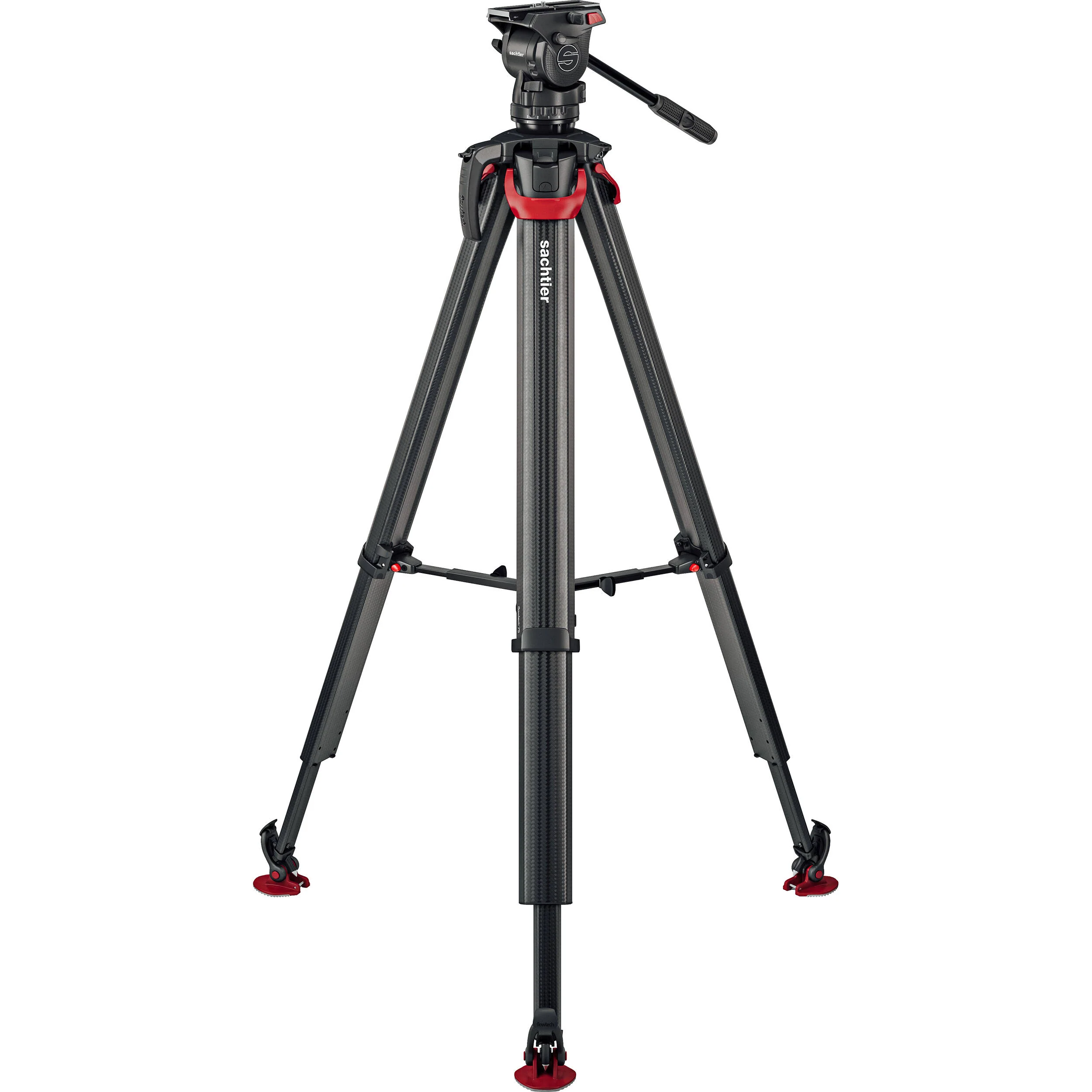 Sachtler Flowtech 75 MS Carbon Fiber Tripod System with Ace XL Mark II Fluid Head - Image 3