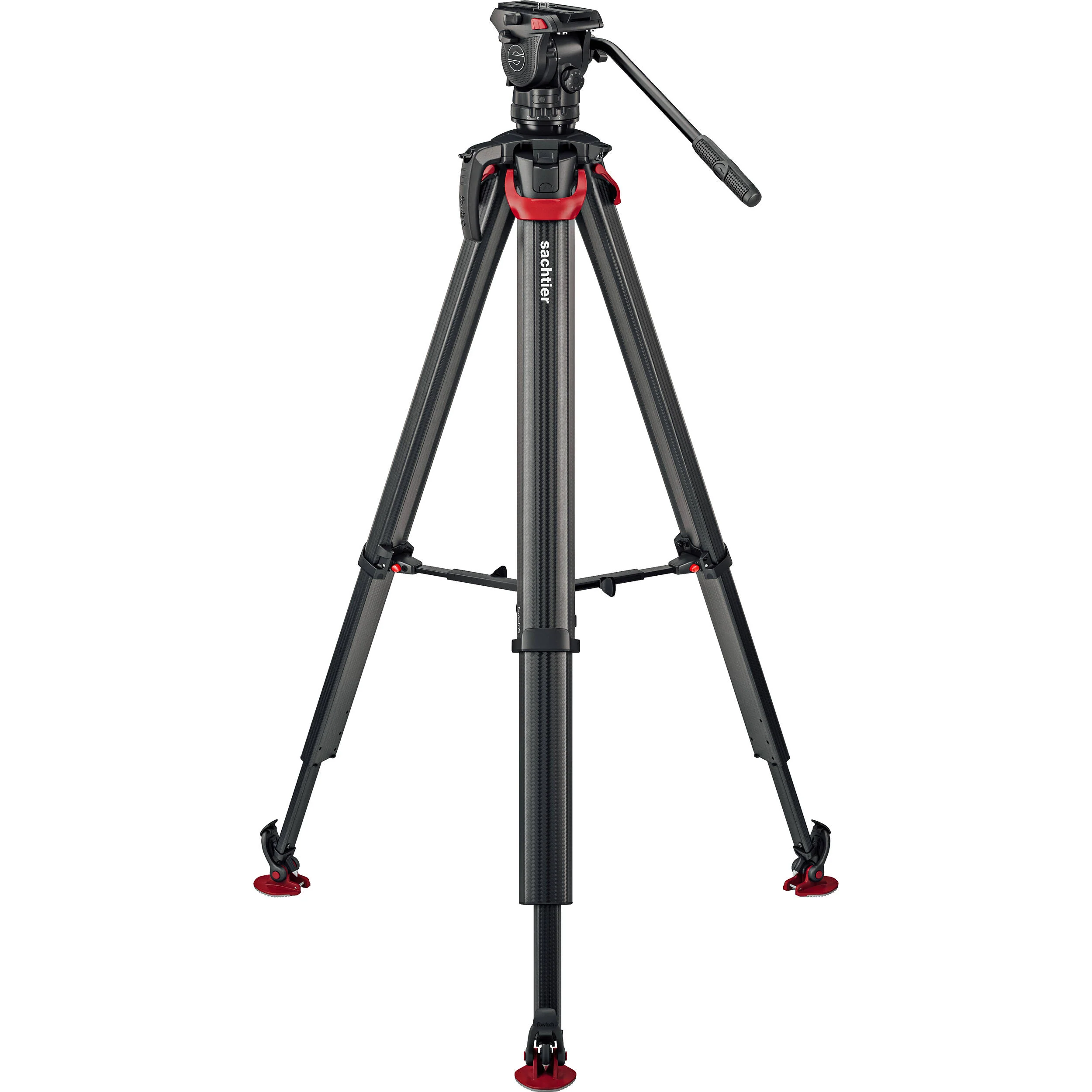 Sachtler Flowtech 75 MS Carbon Fiber Tripod System with Ace XL Mark II Fluid Head - Image 6