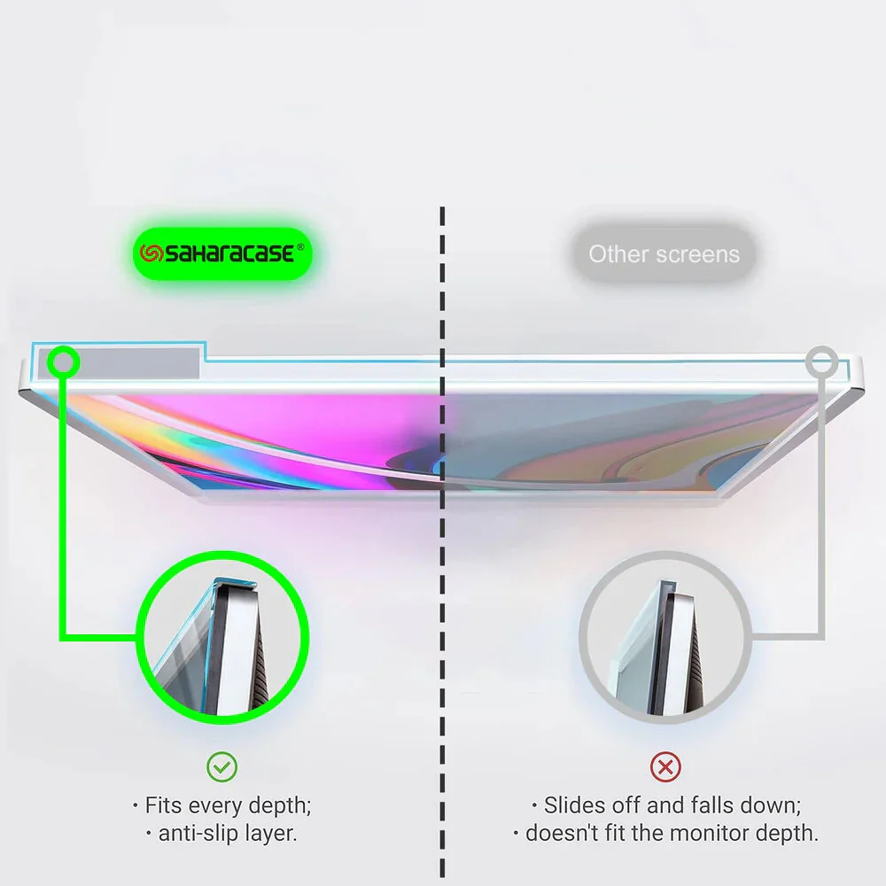 Sahara Case ZeroDamage Clear Anti-Blue Screen Protector for Most 85" TVs - Image 5