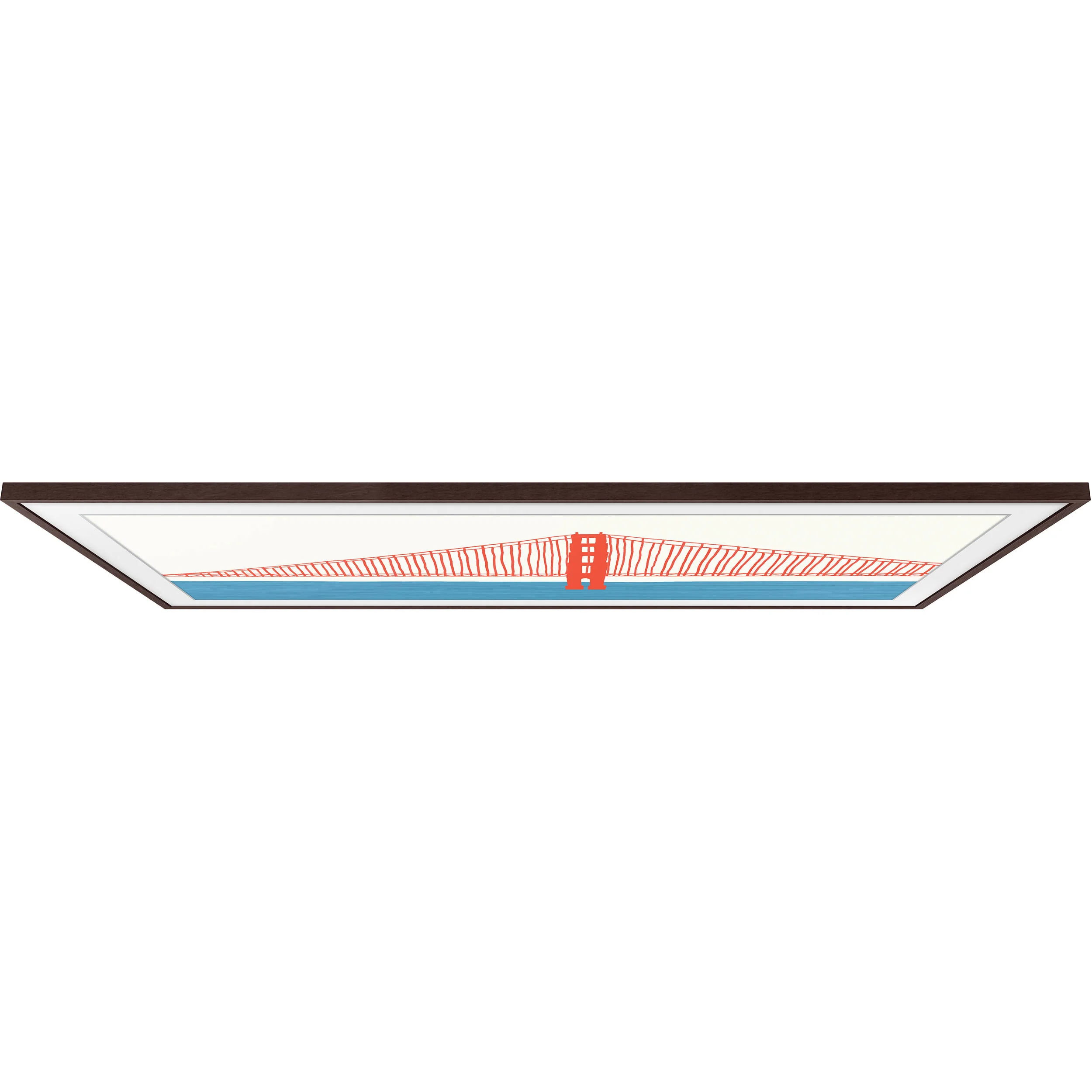 Samsung Customizable Bezel for the 2021 50" The Frame TV (Modern Brown) - Image 3