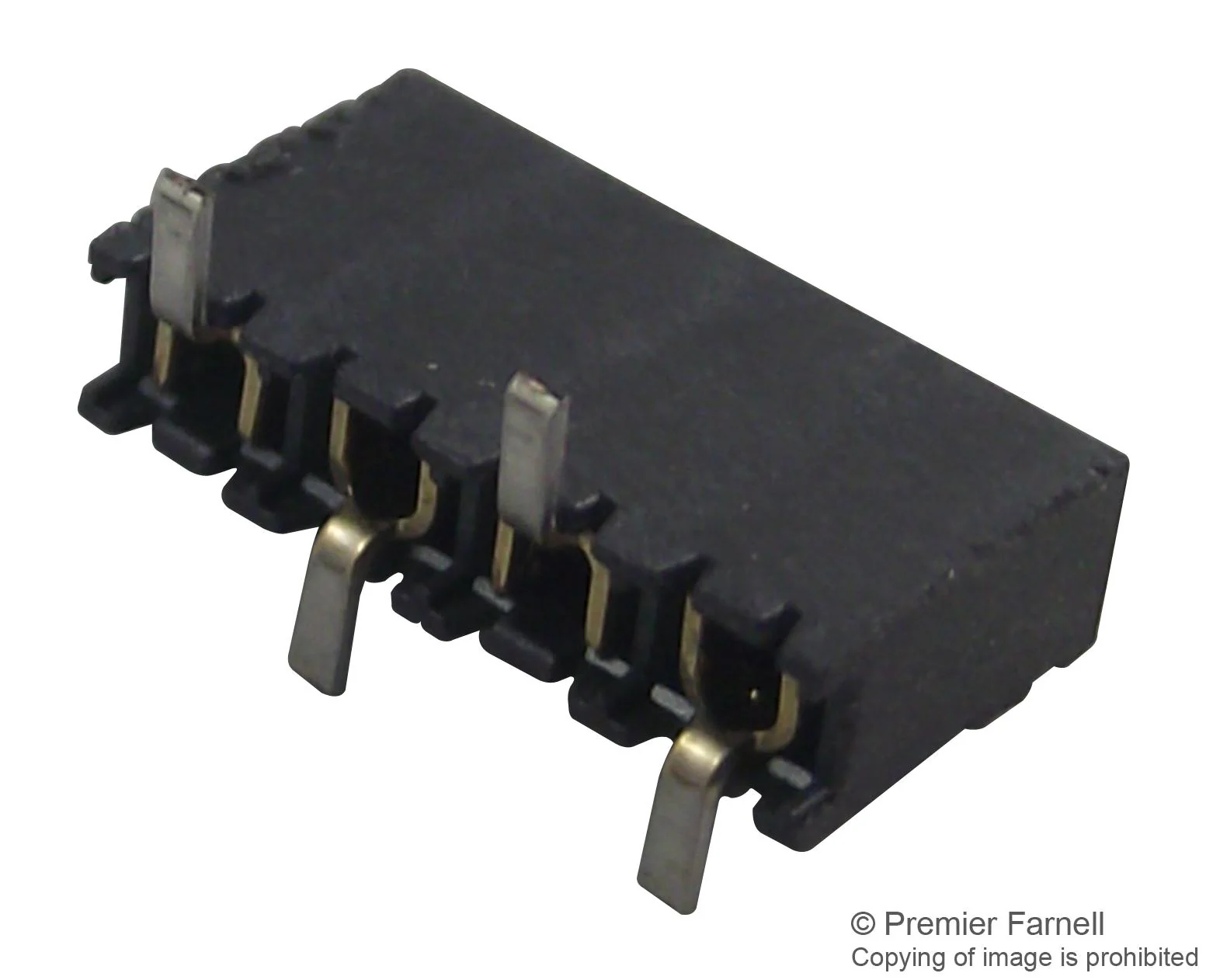 Samtec MMS-104-02-L-SV MMS-104-02-L-SV PCB Receptacle Board-to-Board Wire-to-Board 2 mm 1 Rows 4 Contacts Surface Mount - Image 2