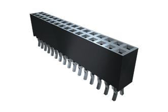 SAMTEC SSQ-108-04-F-S PCB Receptacle, Board-to-Board, 2.54 mm, 1 Rows, 8 Contacts, Through Hole Mount, SSQ