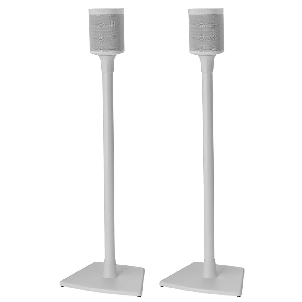 SANUS WSS22 Wireless Speaker Stands for the Sonos One, PLAY:1 & PLAY:3 (White, Pair) - Image 2