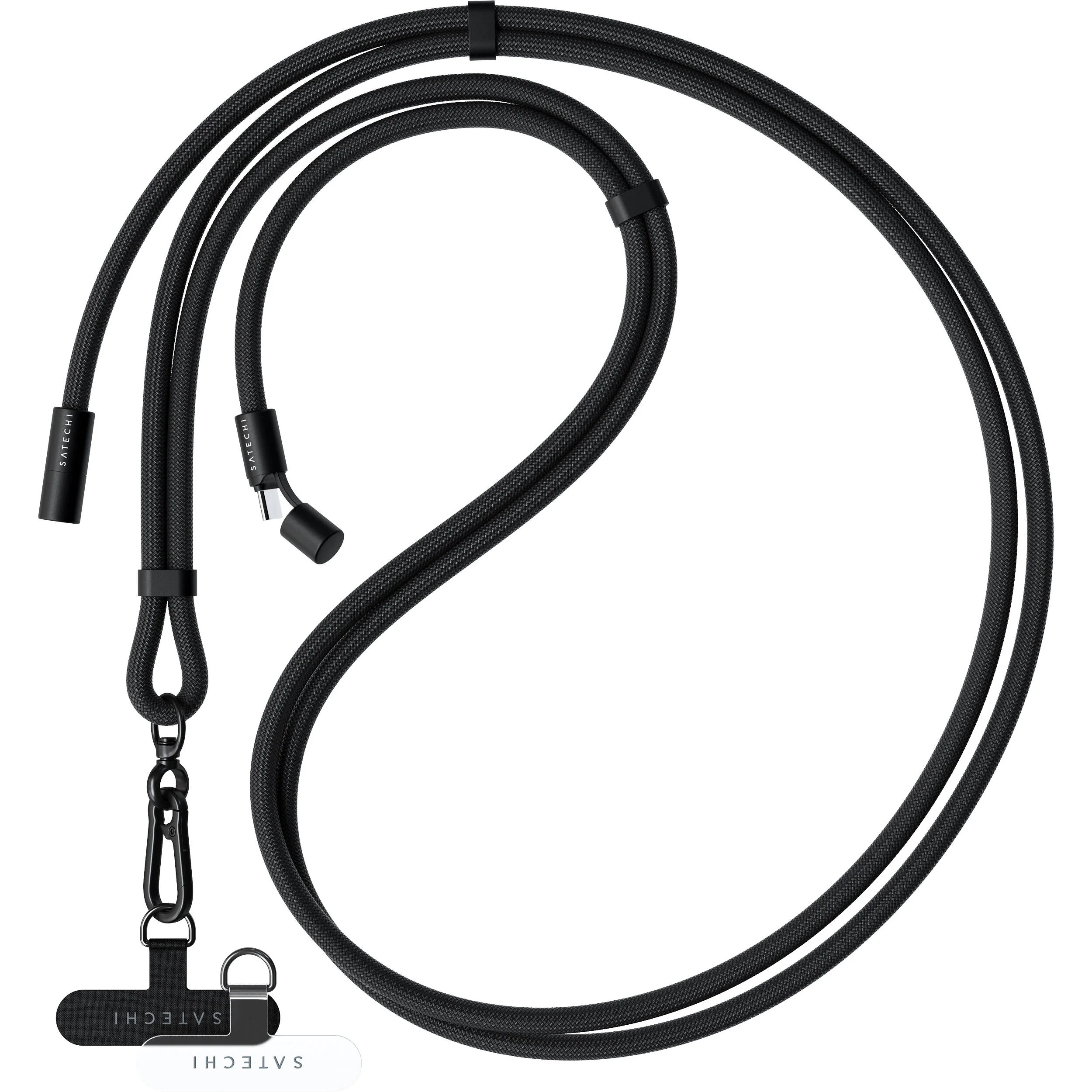 Satechi OntheGo USB-C Lanyard Cable (4.9', Black) - Image 5
