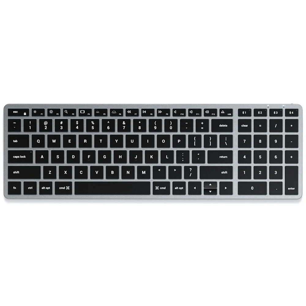 Satechi Slim X2 Bluetooth Backlit Keyboard (Silver) - Image 2