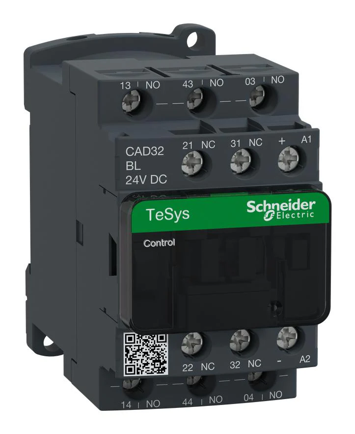 Schneider Electric CAD32BL Contactor CAD3 DIN Rail 690 VAC 3PST-NO DPST-NC 5 Pole