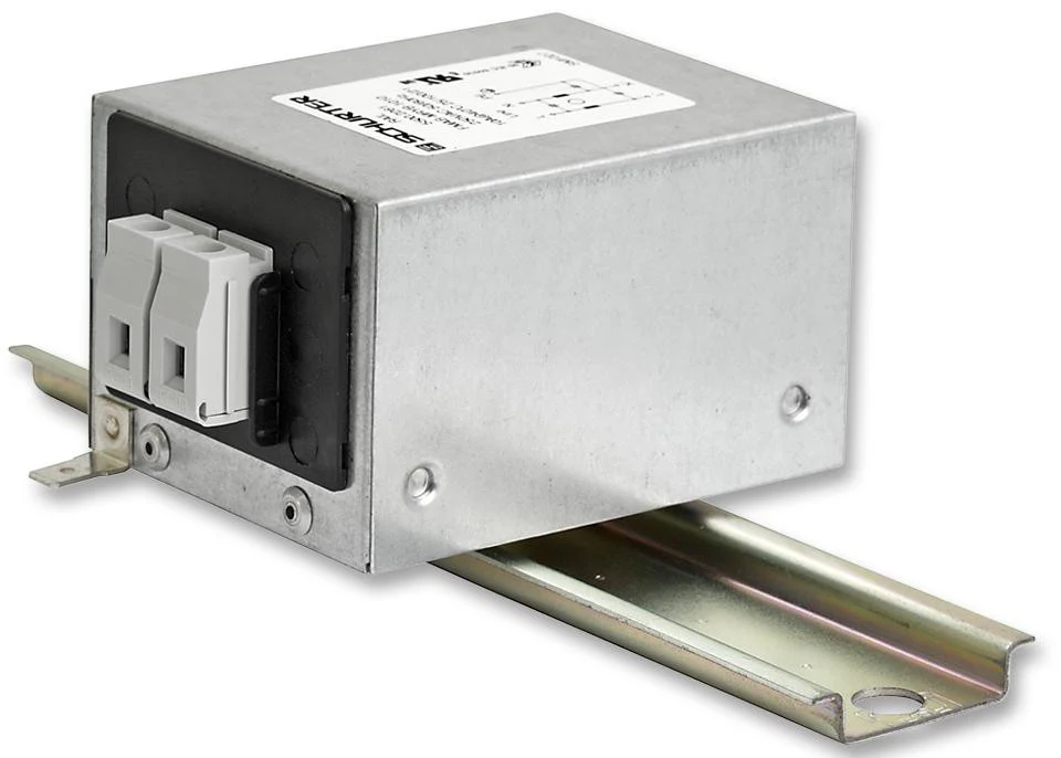 SCHURTER 5500.2262 Power Line Filter, Chassis, 1 Phase, 20 A, 250 VAC, 2.1 mA, 150 �H