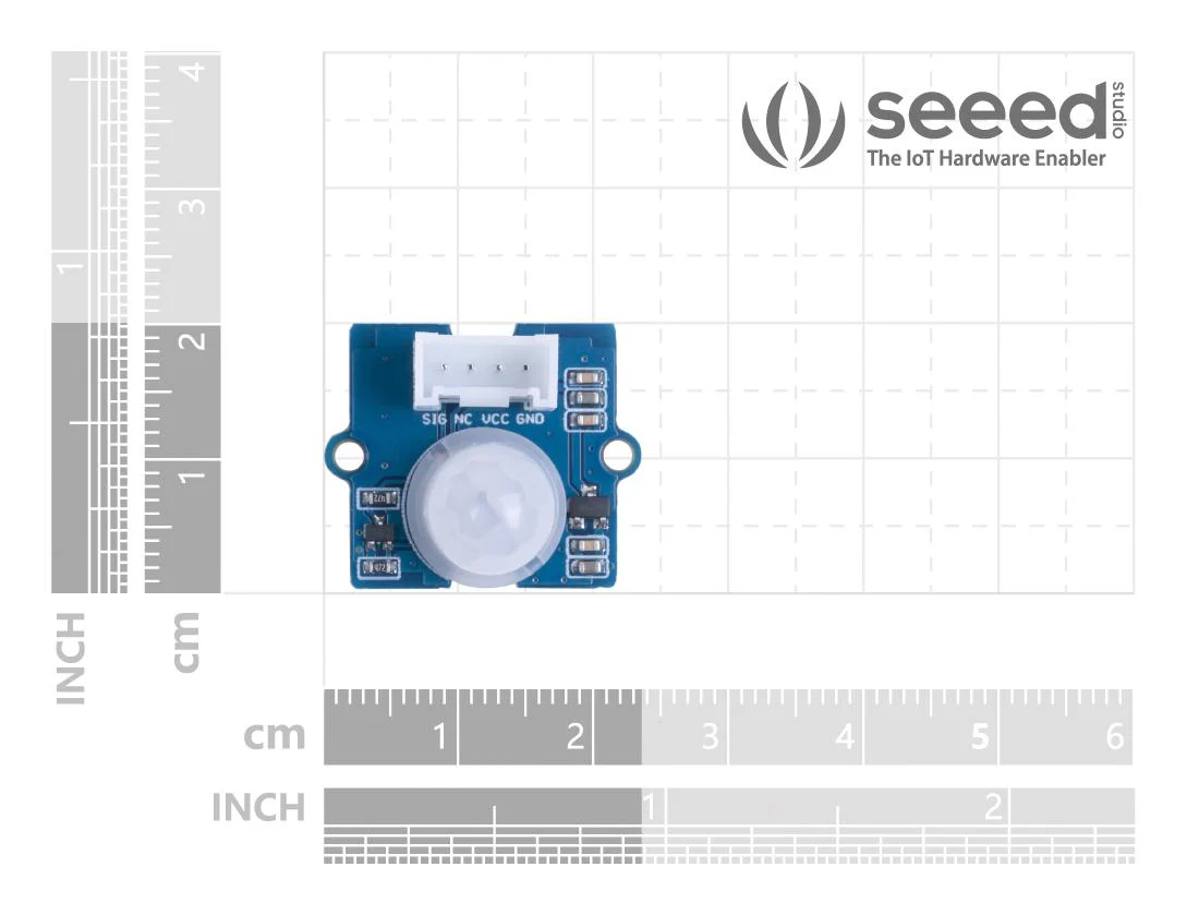 Seeed Studio 101020793 PIR Motion Sensor Board With Cable Digital 3V to 5V Arduino &amp; Raspberry Pi - Image 5