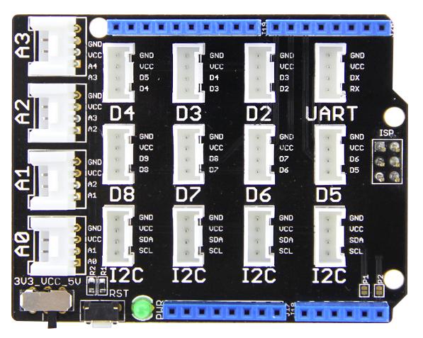 Seeed Studio 103030000 Base Shield Grove Arduino Development Board - Image 2