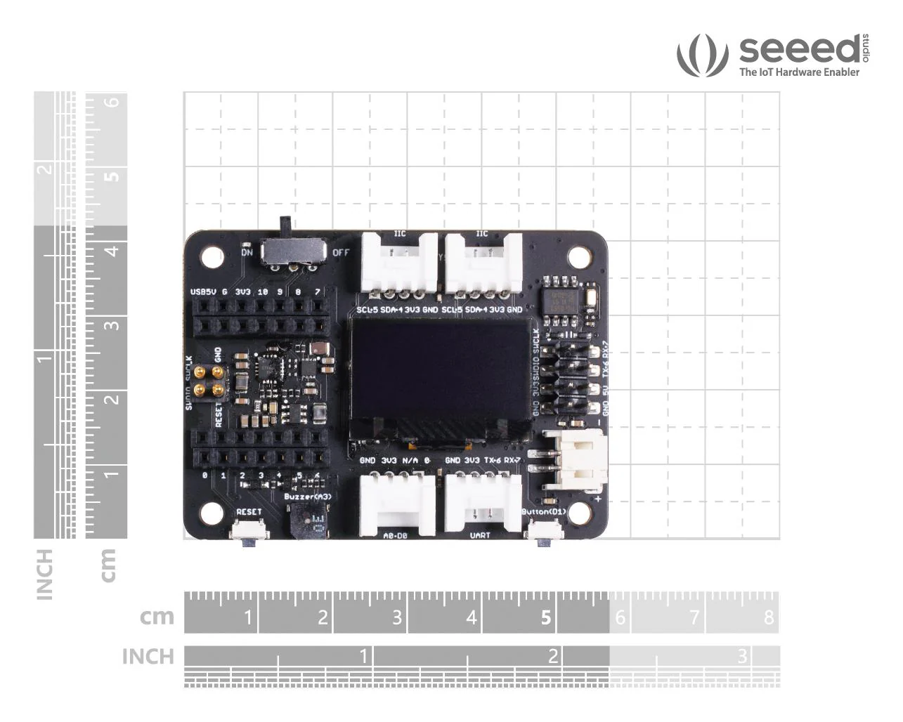 Seeed Studio 103030356 Expansion Board Seeeduino Xiao 5V / 3.7V Arduino - Image 5