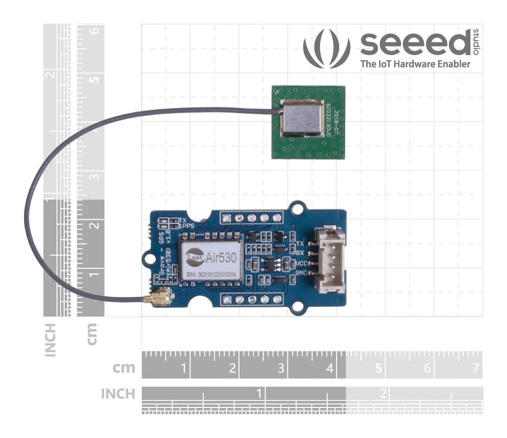 Seeed Studio 109020022 GPS Board With Cable 3.3V / 5V Arduino &amp; Raspberry Pi - Image 4