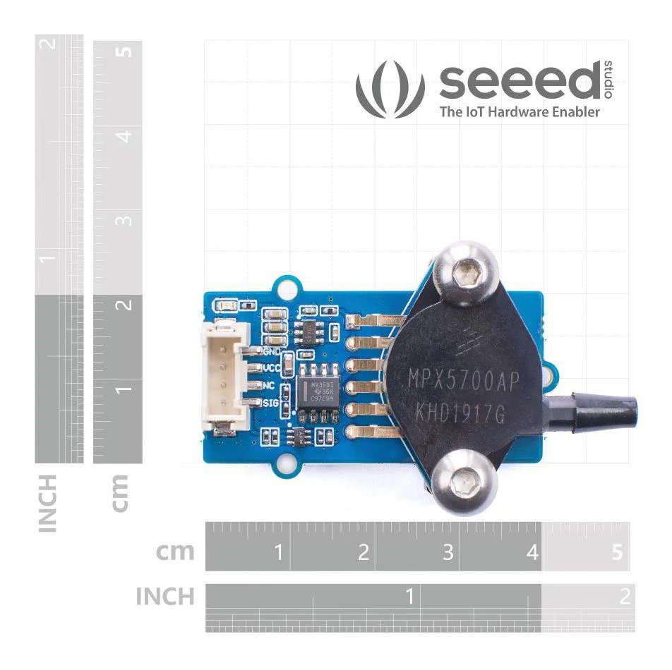 Seeed Studio 110020248 Integrated Pressure Sensor Kit 3.3V / 5V DC Arduino Board - Image 6