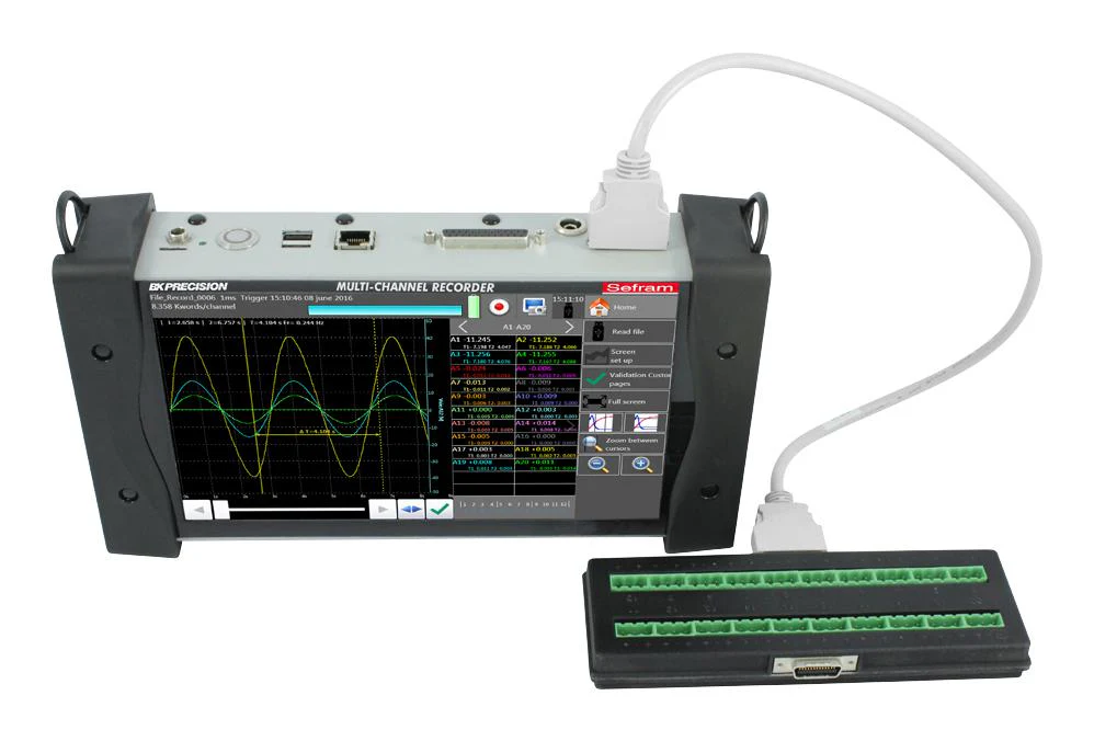 SEFRAM DAS240 Data Acquisition Unit, 20 Channels, 1 kSPS, 200 V, 10 kHz, 176 mm - Image 4