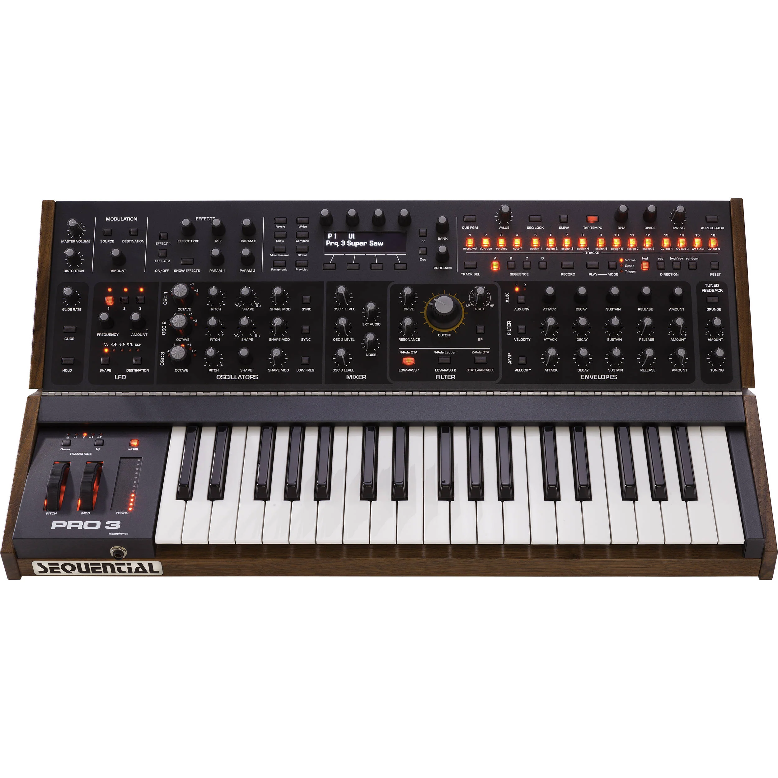 Sequential PRO 3 SE Multi-Filter Mono/3-Voice Paraphonic Synthesizer (Special Edition) - Image 3