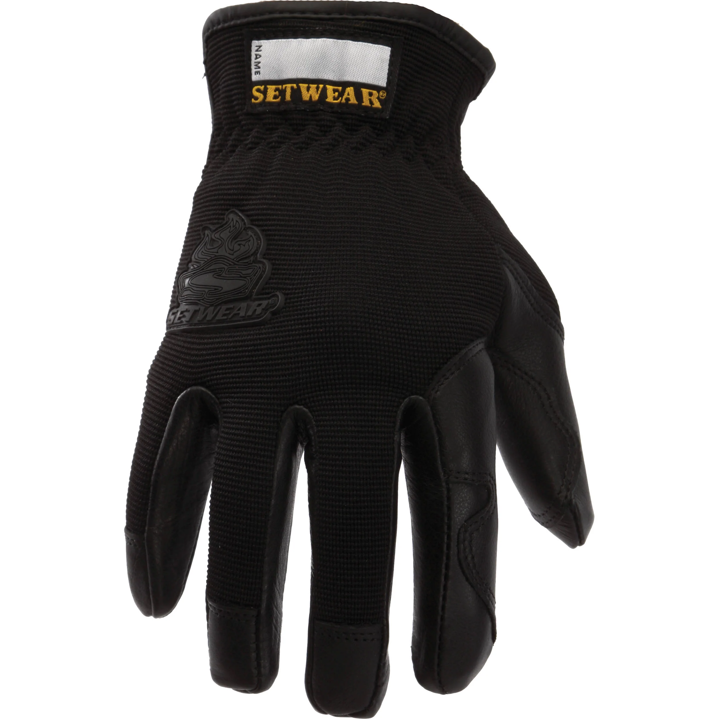 Setwear Pro Leather Gloves (X-Large, Black)