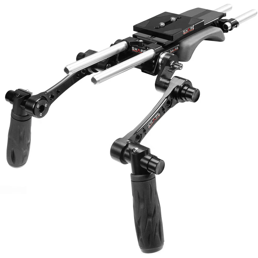SHAPE Camera Cage, Top Handle & Shoulder Baseplate with Handgrips Kit for RED KOMODO - Image 4