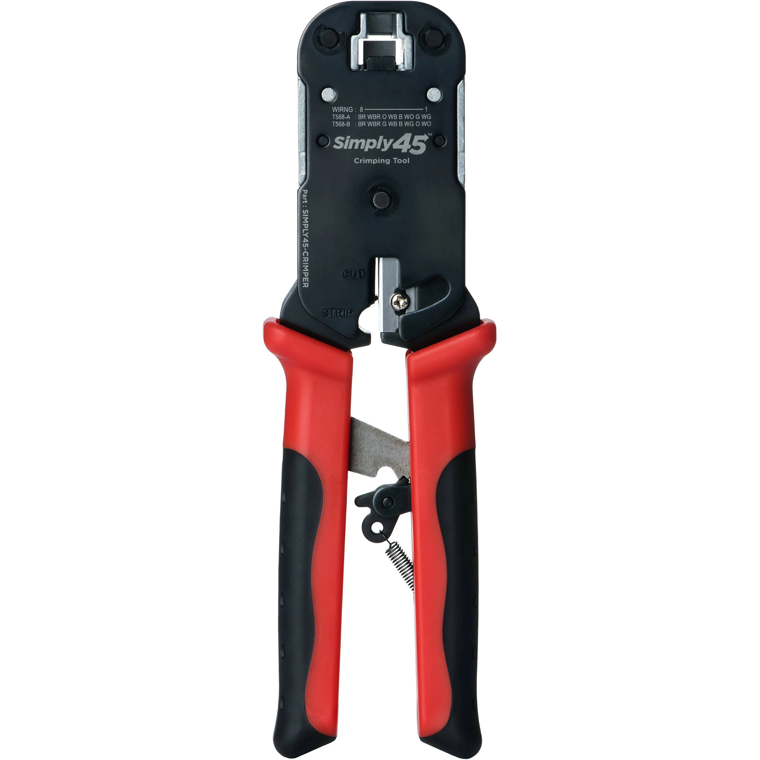 Simply45 S45-C100 Pass-Through RJ45 Crimp Tool Kit with Replacement Blades - Image 2