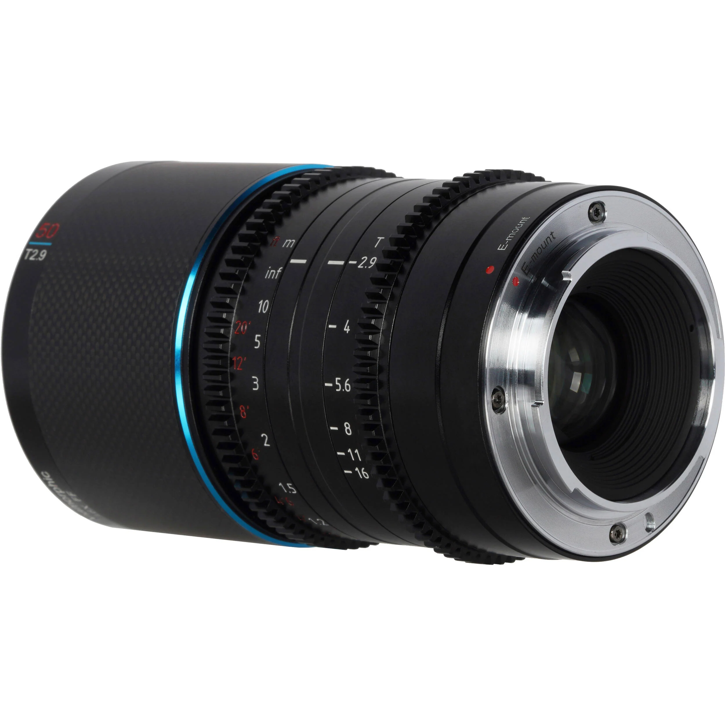 Sirui Saturn 50mm T2.9 1.6x Carbon Fiber Full-Frame Anamorphic Lens (Nikon Z, Blue Flare) - Image 4