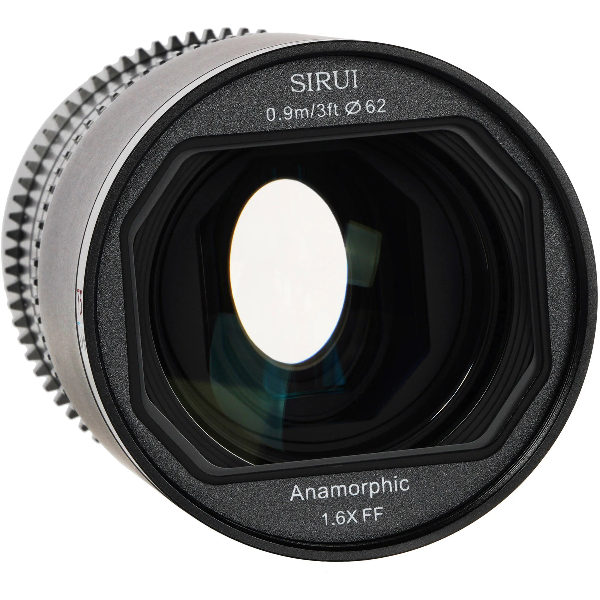 Sirui Saturn 75mm T2.9 1.6x Carbon Fiber Full-Frame Anamorphic Lens (Nikon Z, Blue Flare) - Image 4