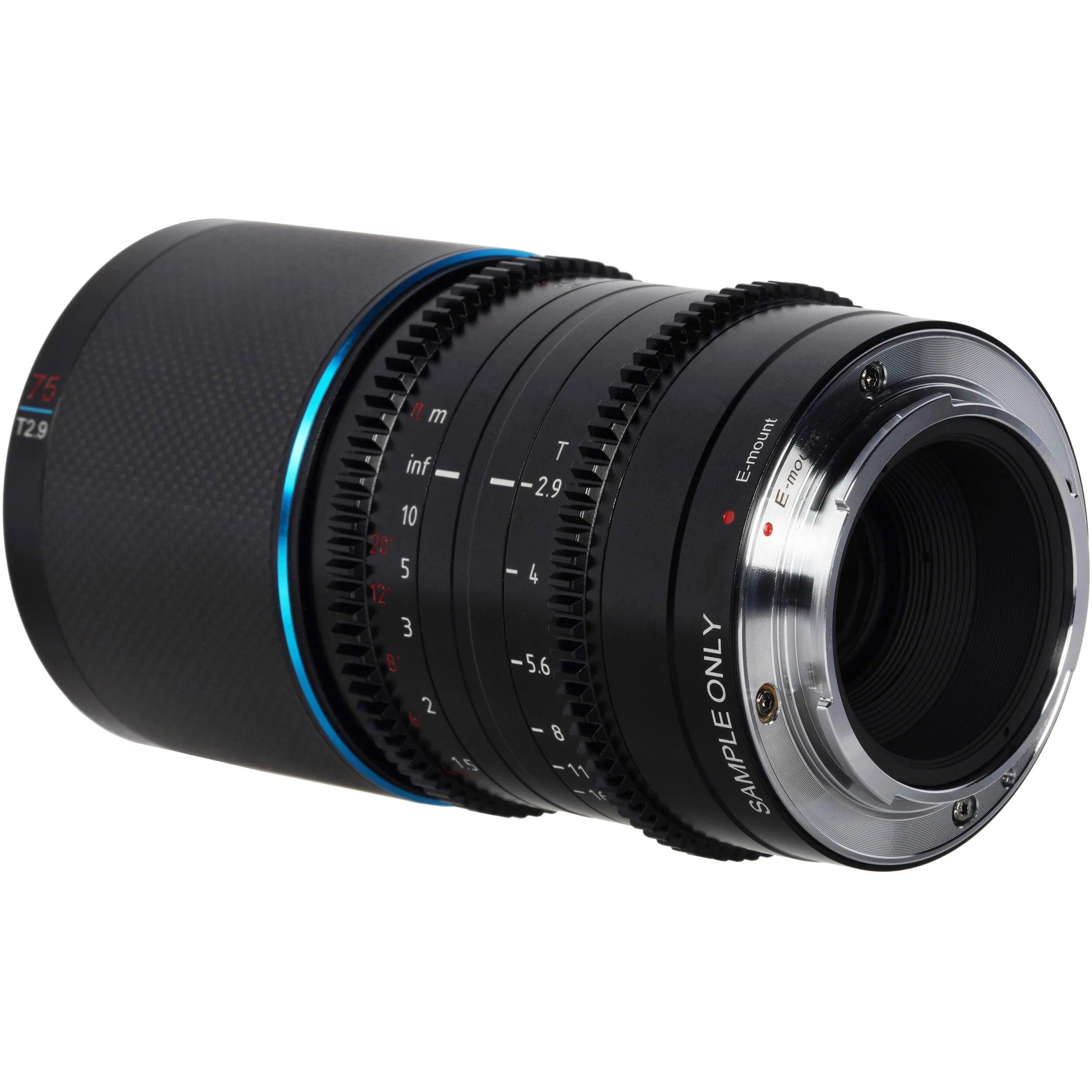 Sirui Saturn 75mm T2.9 1.6x Carbon Fiber Full-Frame Anamorphic Lens (Nikon Z, Neutral Flare) - Image 5