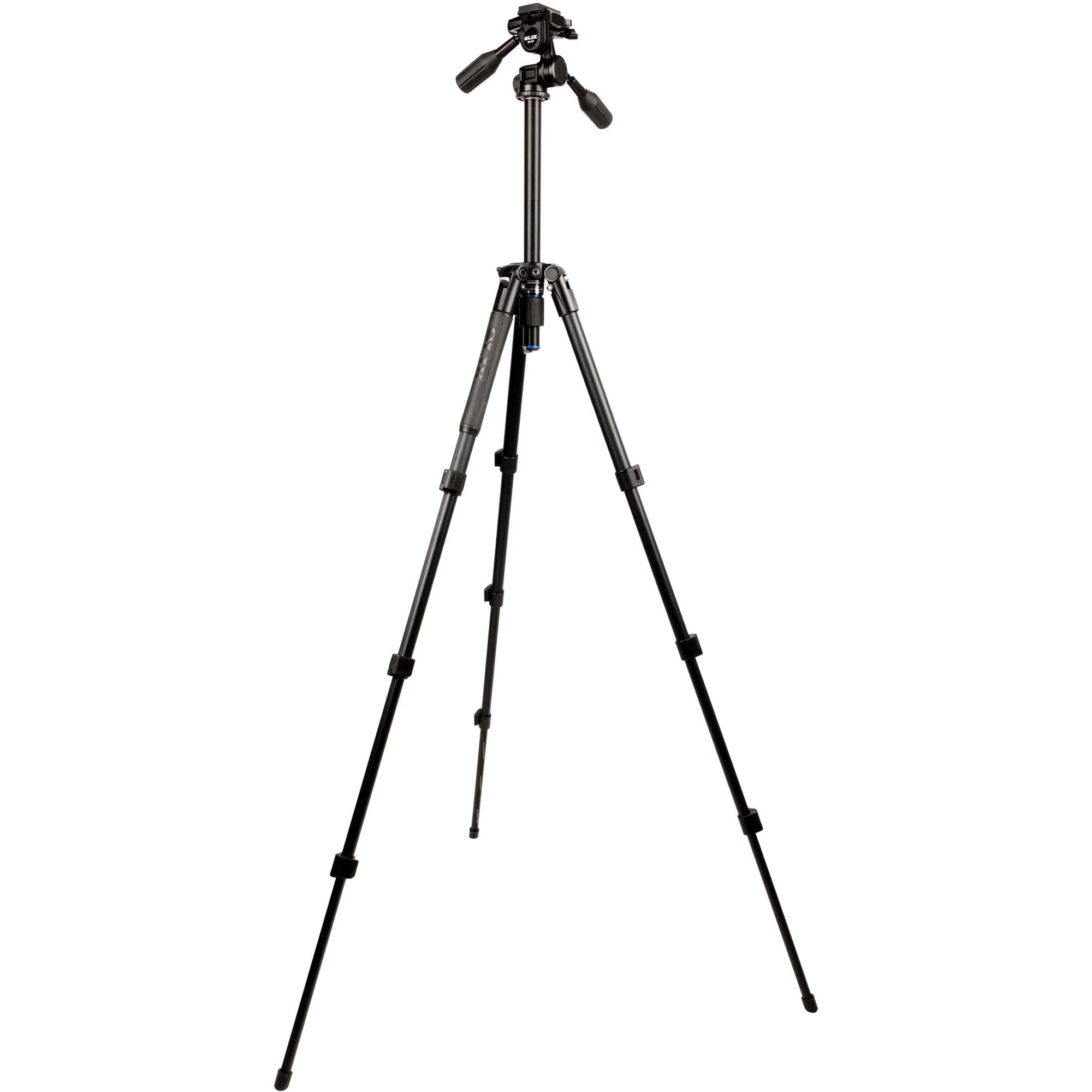 Slik Pro AL-324-3W Aluminum 4-Section Tripod with Arca-Type 3-Way Pan-Tilt Head - Image 3