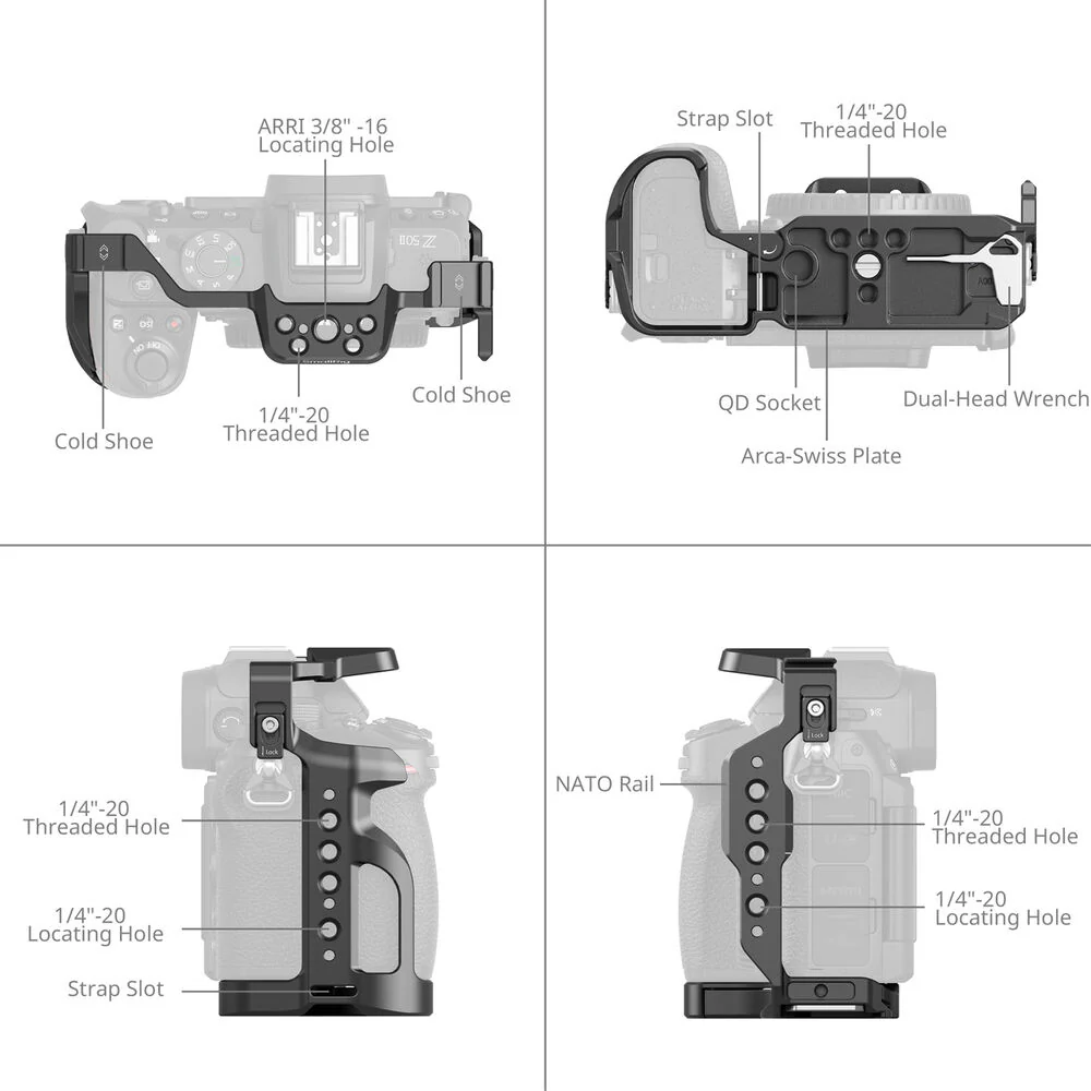 SmallRig Camera Cage for Nikon Z50 II - Image 4