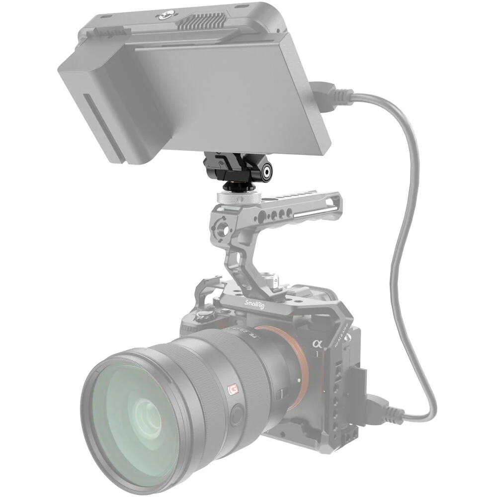 SmallRig Drop-In Hawklock Mini Quick Release Monitor Mount with Shoe Adapter - Image 2