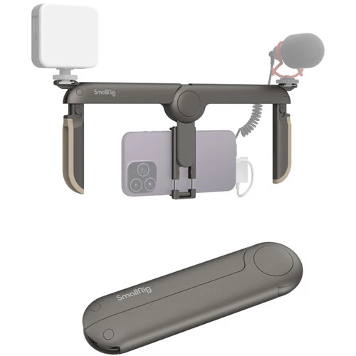 SmallRig Mobile Video Cage Kit with Dual Handles for iPhone 15 Pro and Fold P20 Pocket Video Rig Kit - Image 2