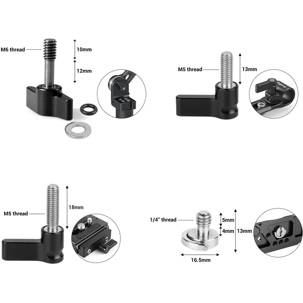 SmallRig Screw Ratchet Wingnut Set - Image 4