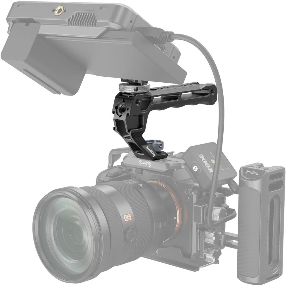 SmallRig Top Handle with Monitor Support Kit (Shoe Adapter) - Image 5