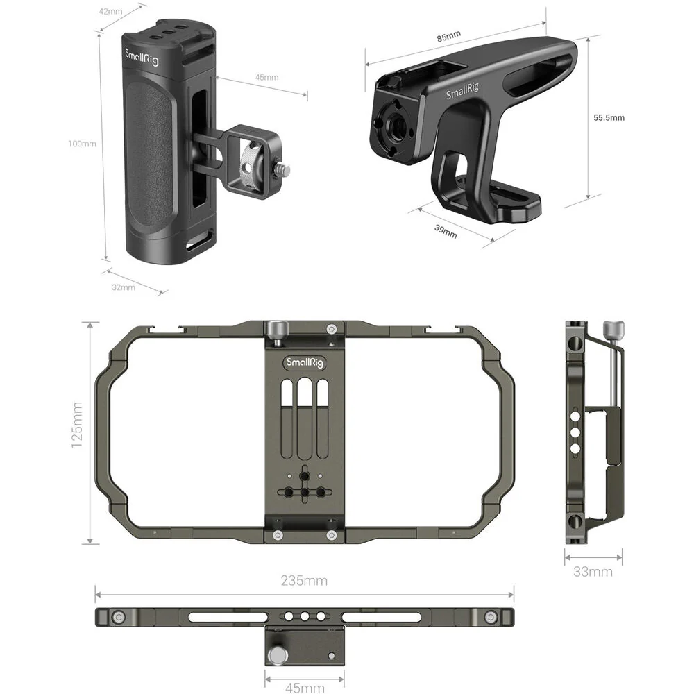 SmallRig Universal Mobile Phone Handheld Video Rig Kit - Image 3