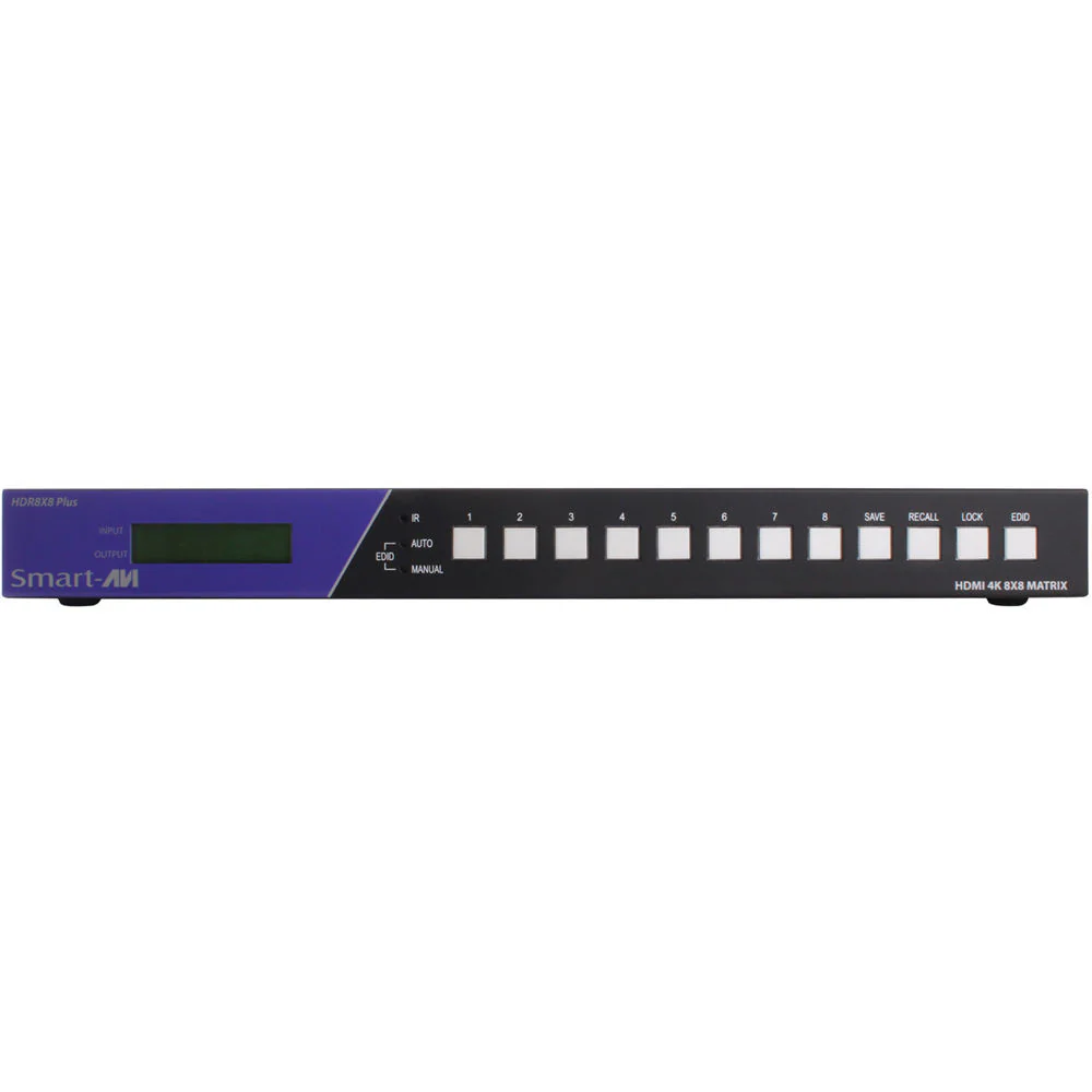 Smart-AVI HDR-8X8-PLUS-S 4K 8x8 HDMI Matrix Switch with IR Remote - Image 4