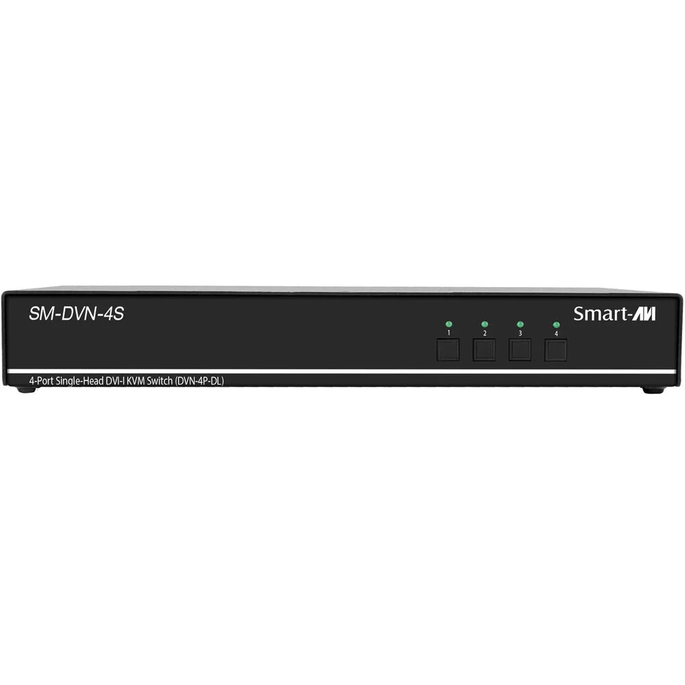 Smart-AVI SM-DVN-4S 4-Port, Single-Head DVI KVM Switch - Image 2