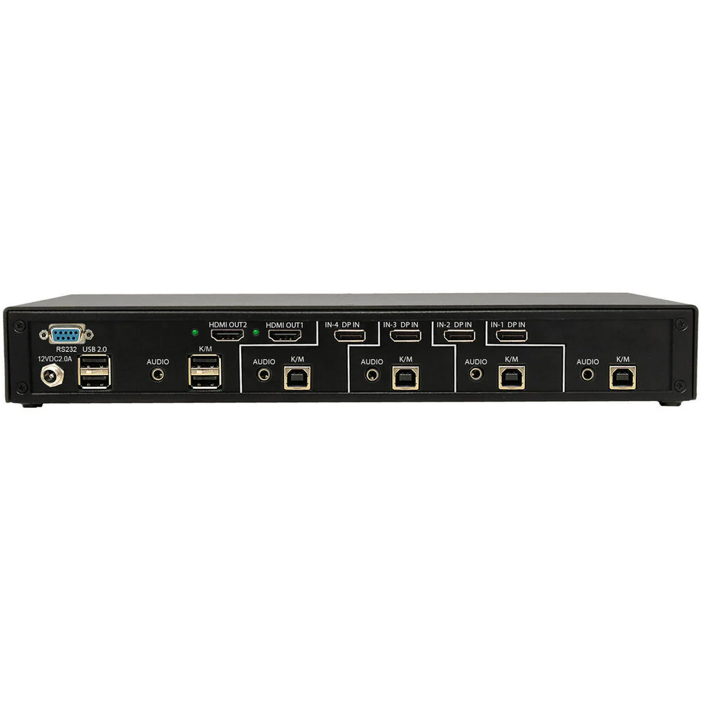 Smart-AVI SM-MST-4D-S 4-Port Quad-Head DP MST KVM Switch - Image 3
