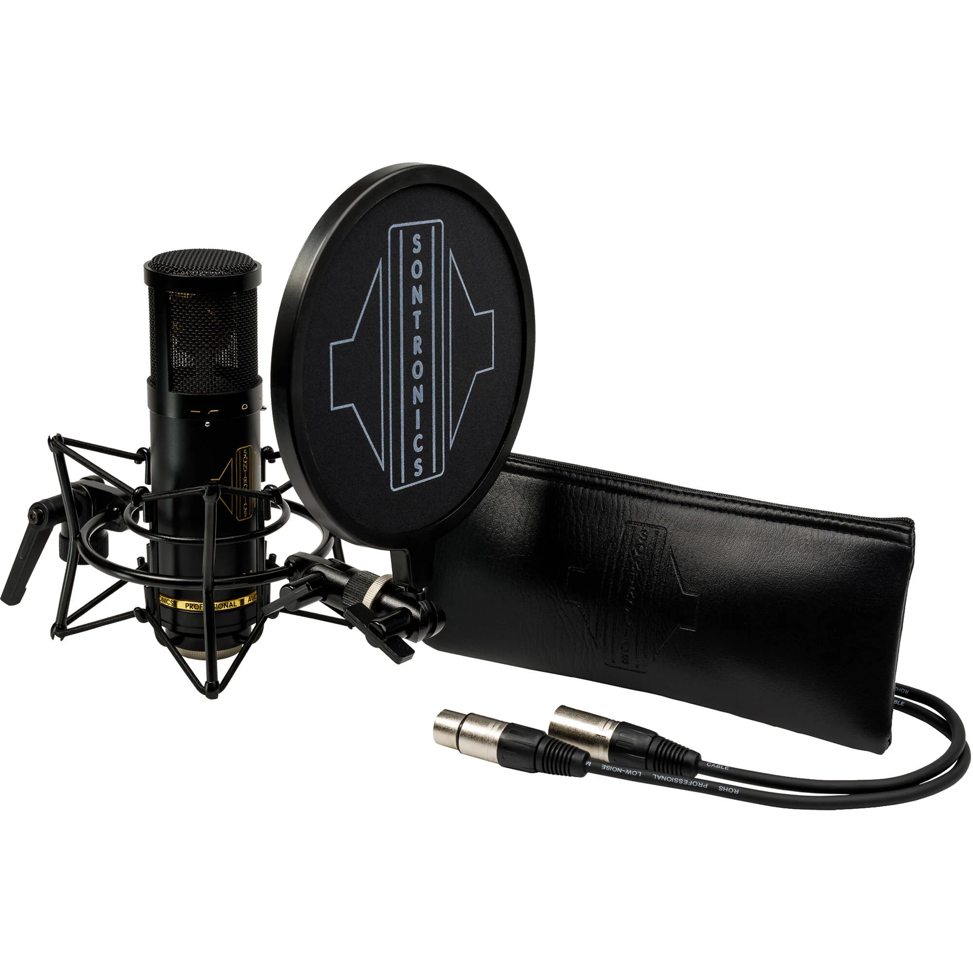 Sontronics STC-2 Large-Diaphragm Condenser Microphone with All-in-One Recording Package (Black) - Image 3