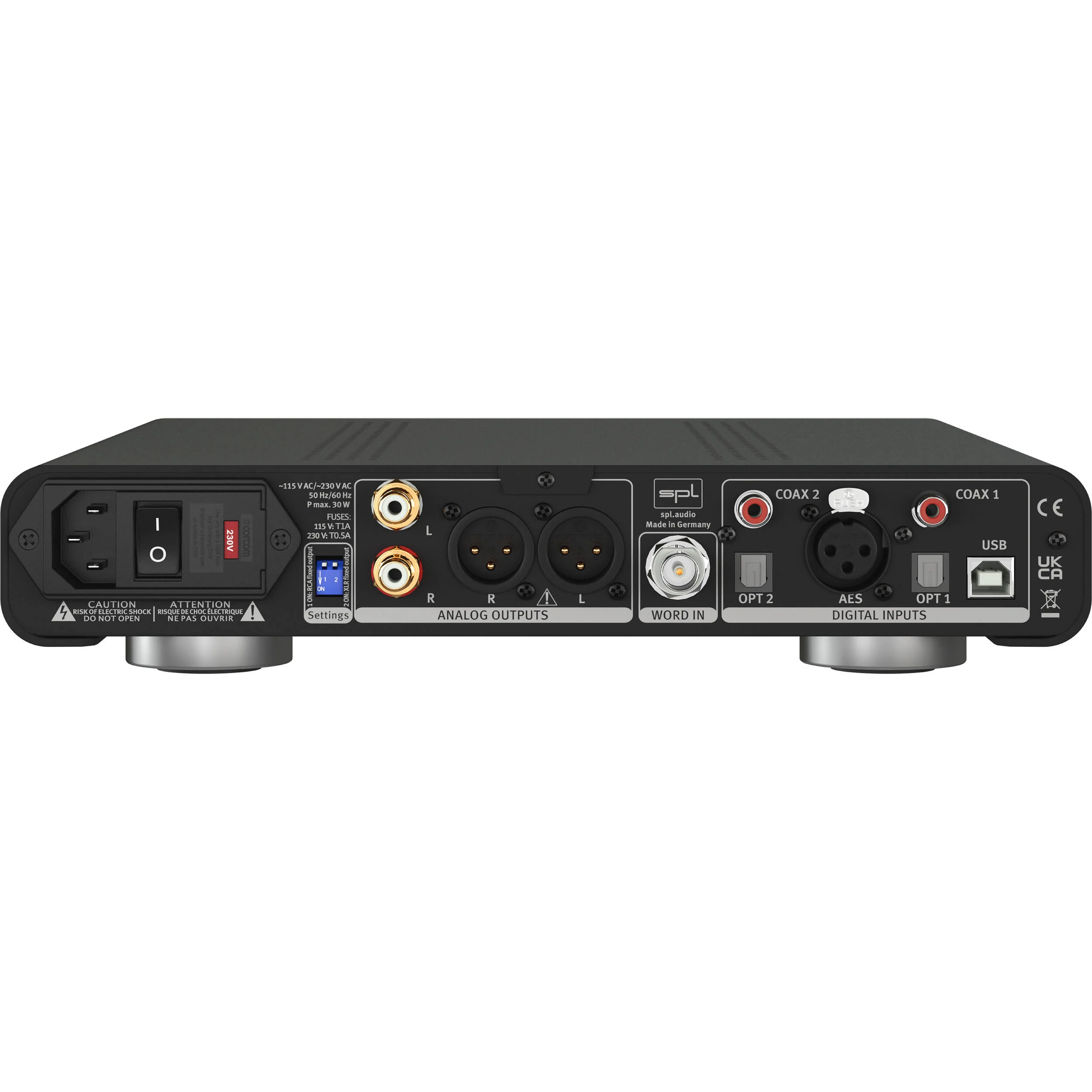 SPL Diamond Desktop DAC and Preamplifier (Black) - Image 3