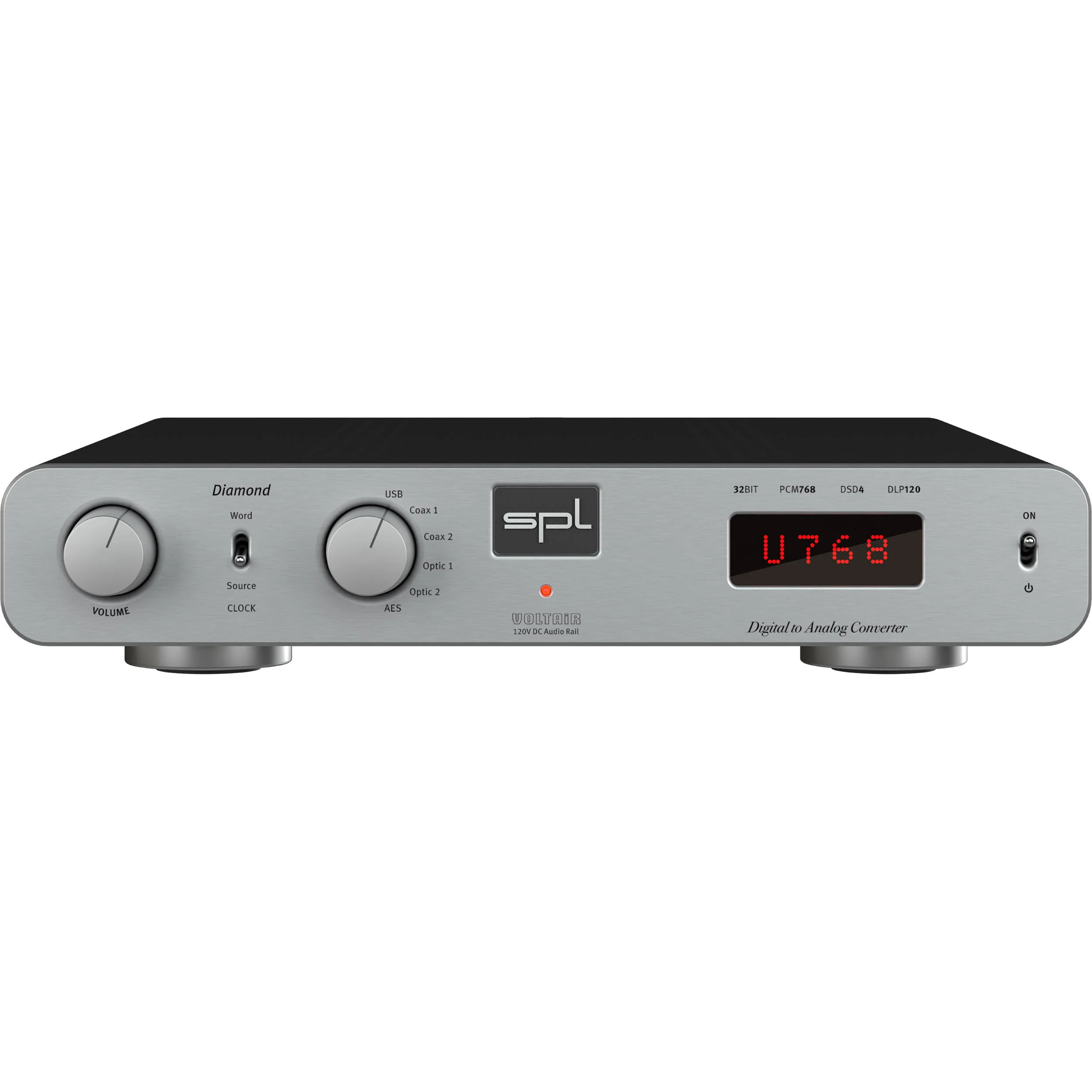 SPL Diamond Desktop DAC and Preamplifier (Silver) - Image 2
