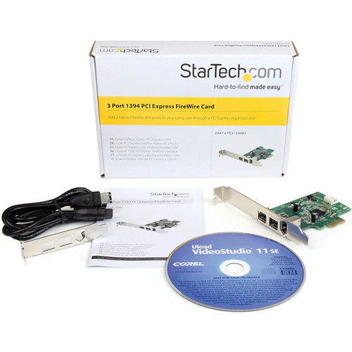 StarTech 3-Port FireWire 800/400 (1394b/a) PCIe Card Adapter - Image 5