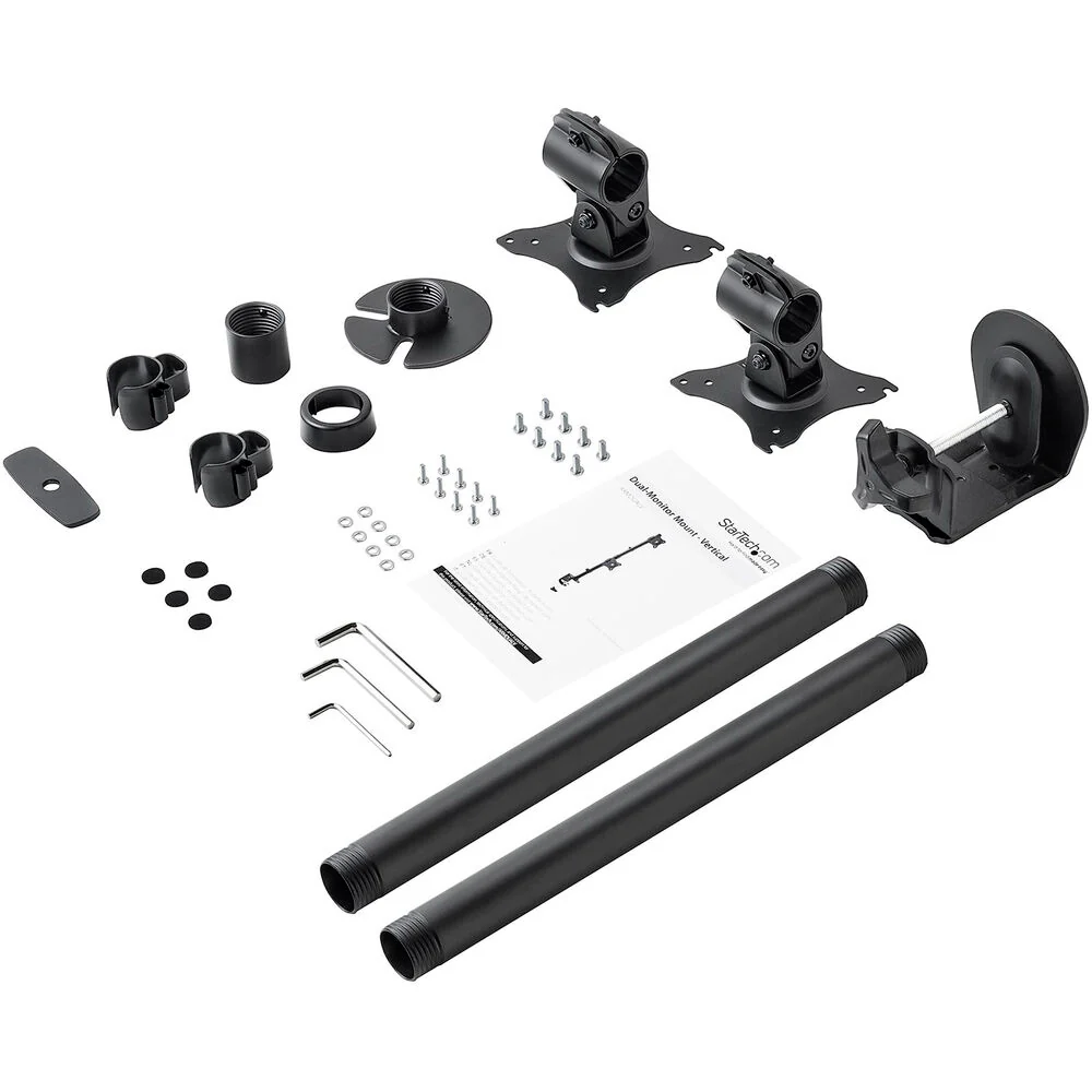 StarTech Desk-Mount Vertical Dual Monitor Mount - Image 6
